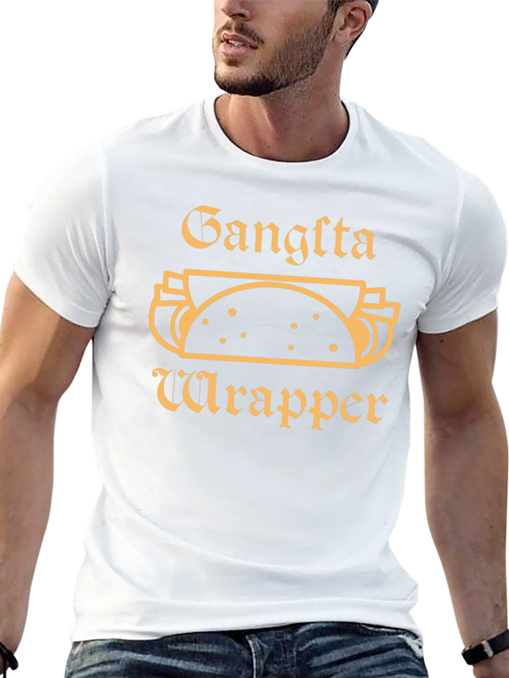 Gangsta Wrapper Black T-Shirt