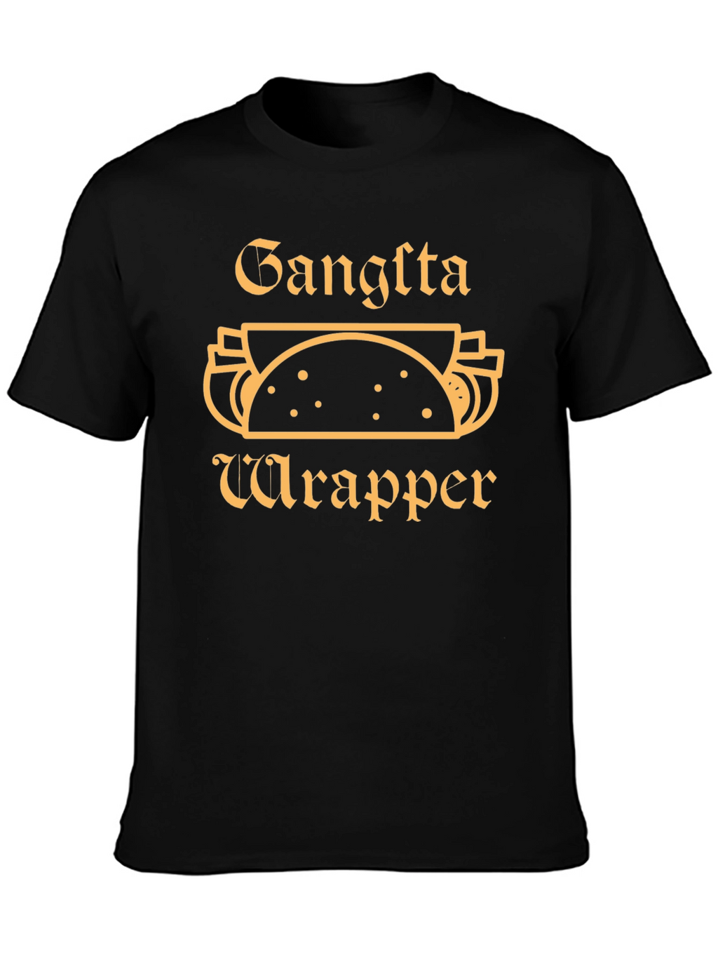Gangsta Wrapper Black T-Shirt