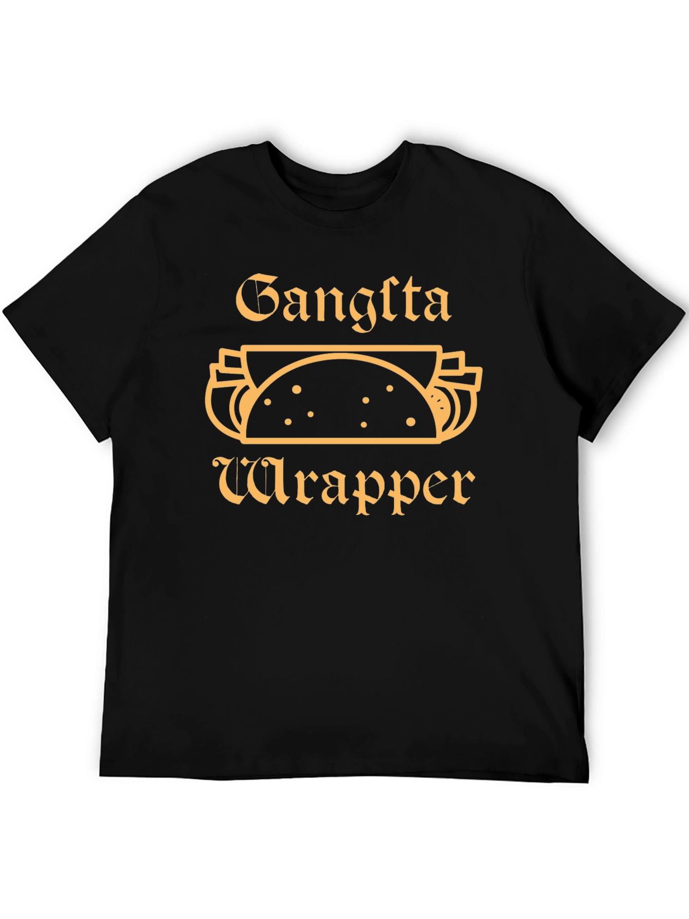 Gangsta Wrapper Black T-Shirt