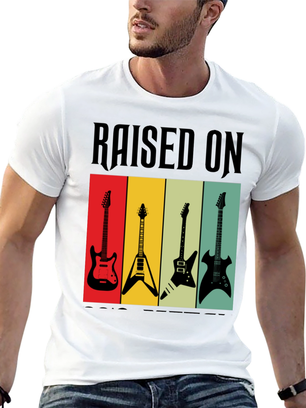 Raised on Rock Guitars T-Shirt