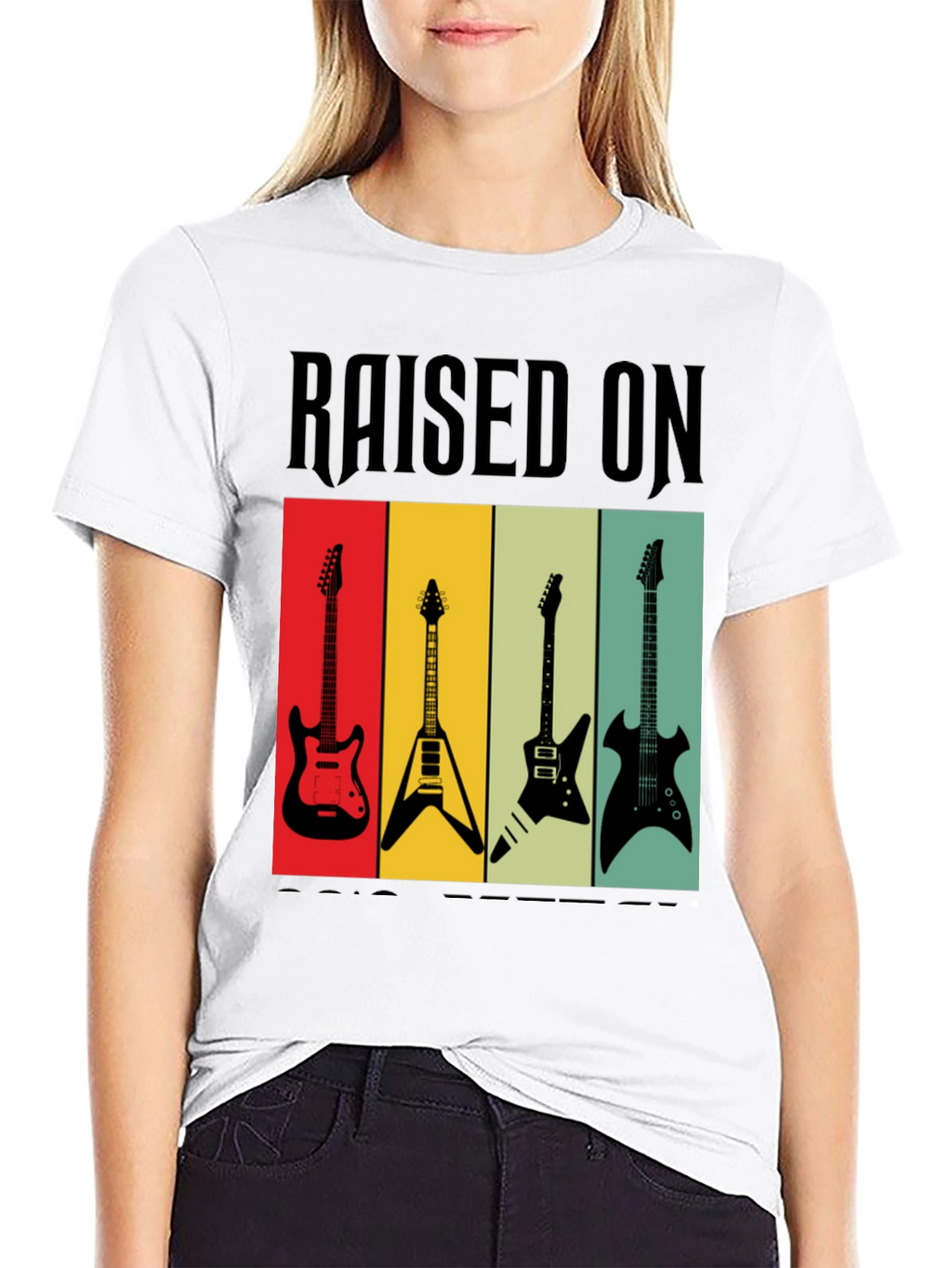 Raised on Rock Guitars T-Shirt