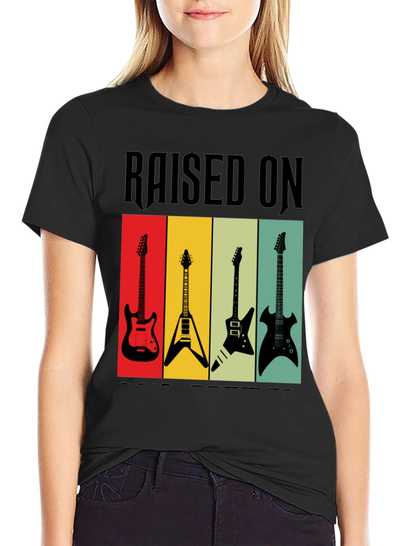 Raised on Rock Guitars T-Shirt