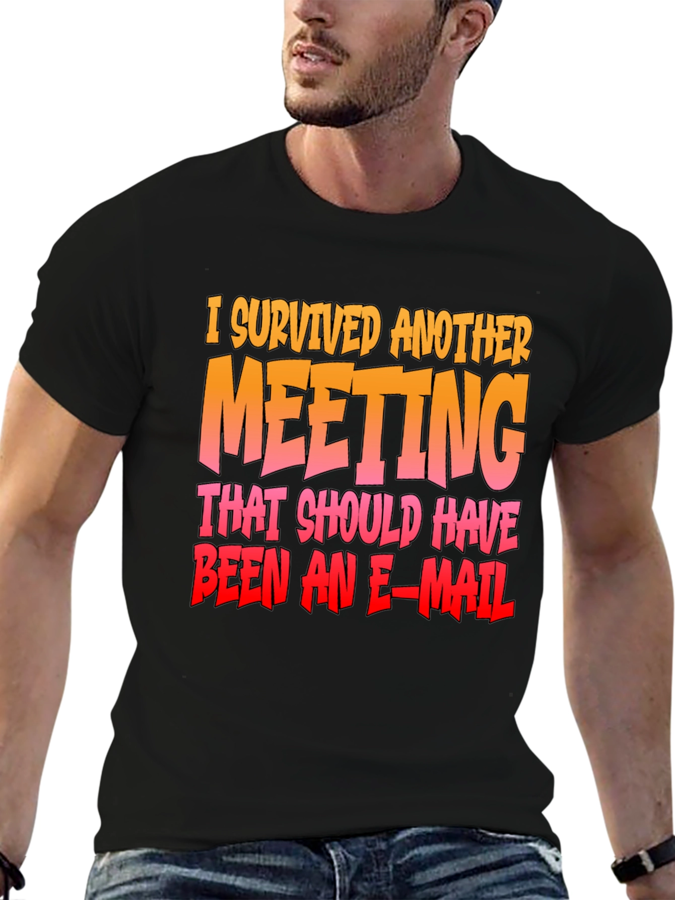 I Survived Another Meeting Funny T-Shirt