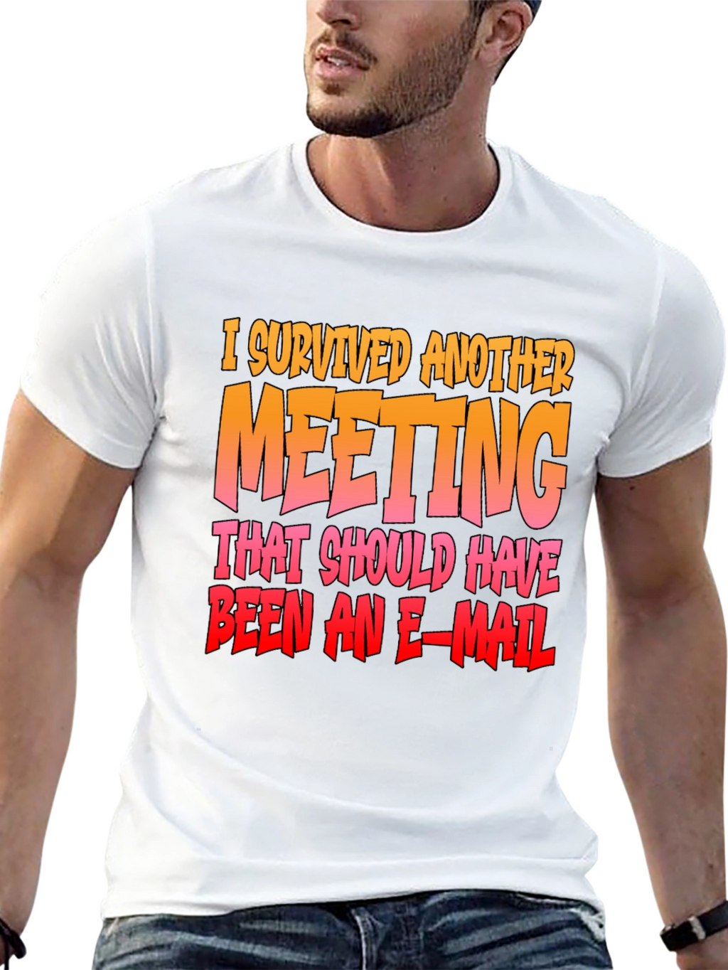 I Survived Another Meeting Funny T-Shirt