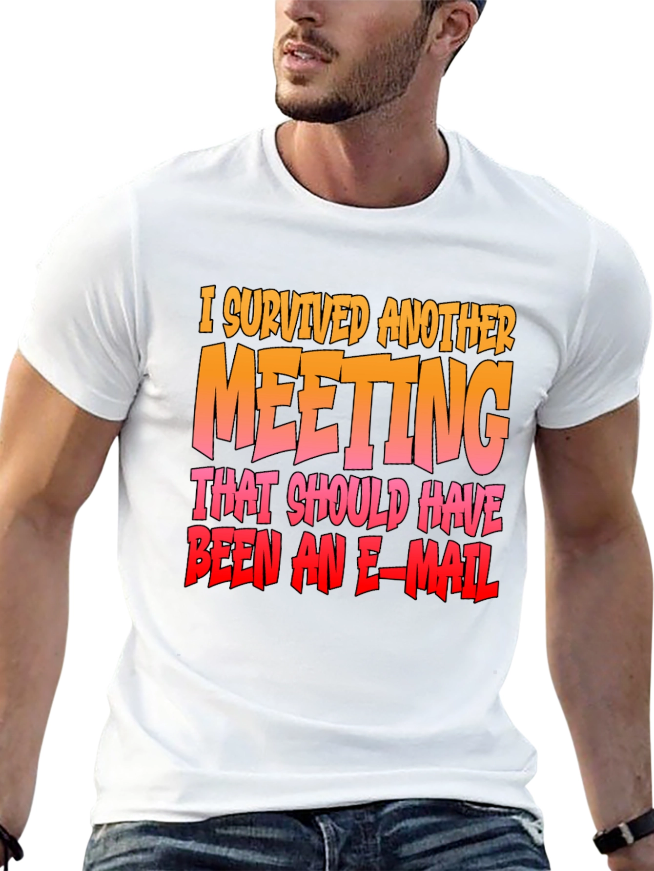 I Survived Another Meeting Funny T-Shirt