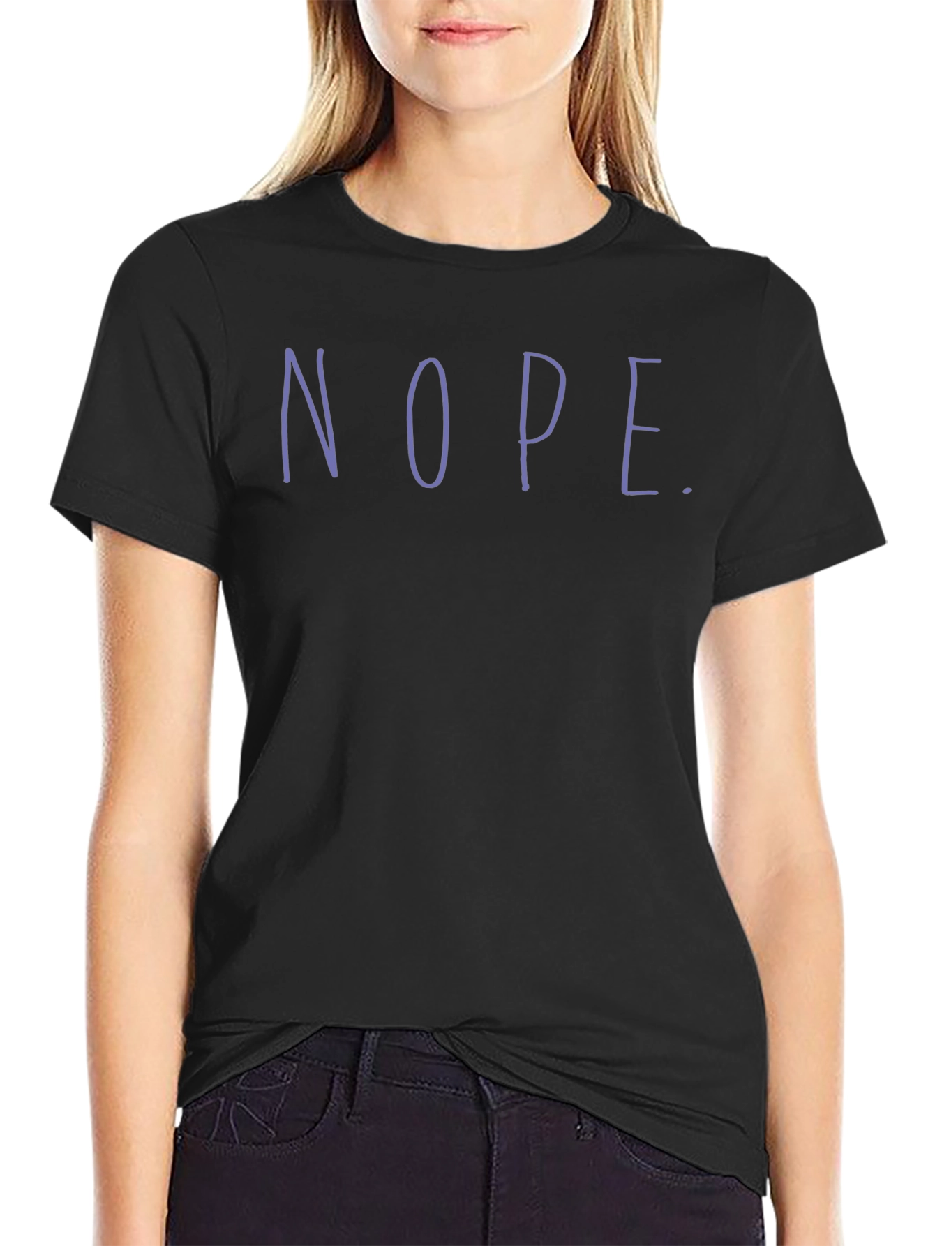 Nope Graphic Tee - Casual Comfort