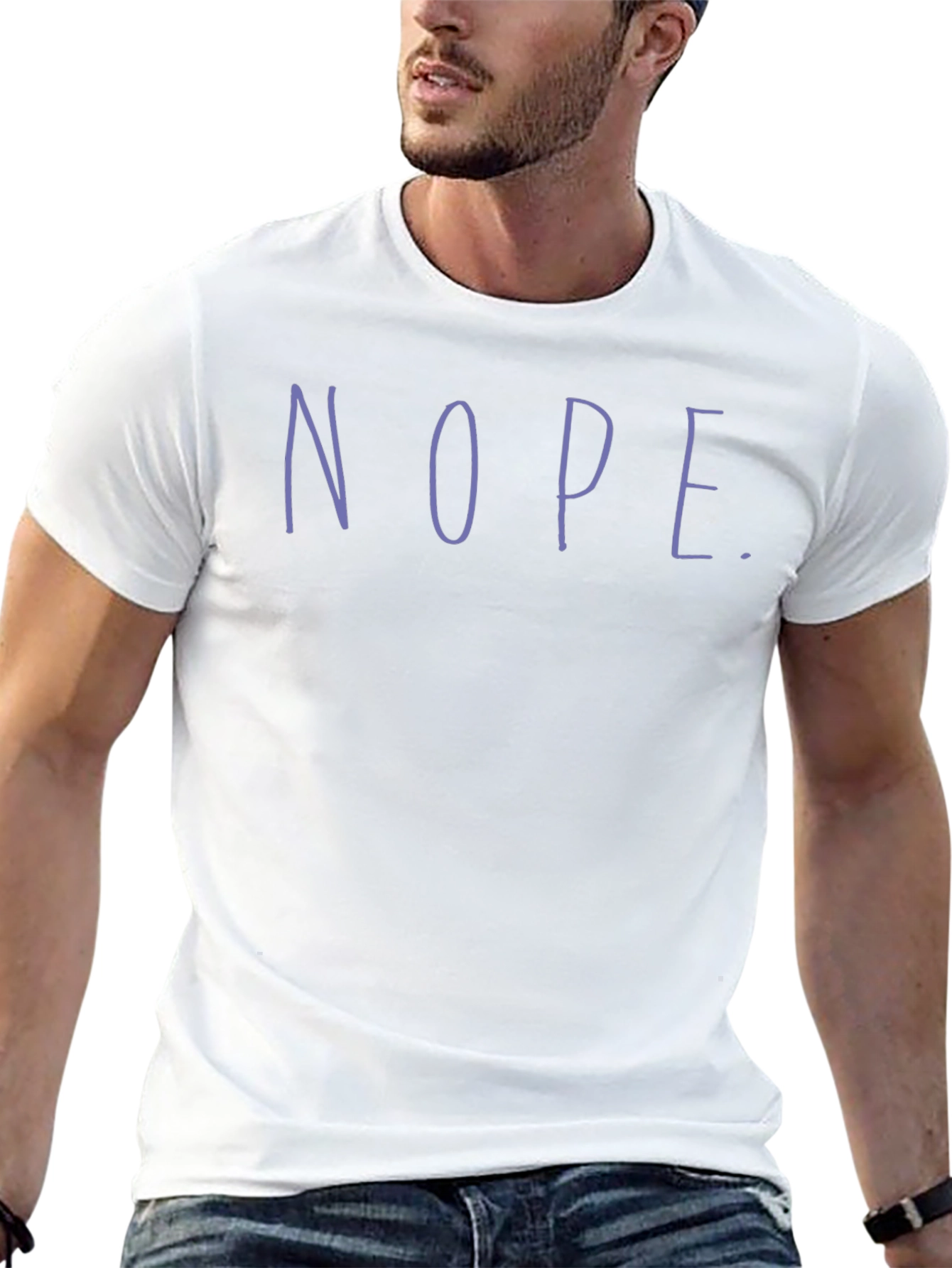 Nope Graphic Tee - Casual Comfort