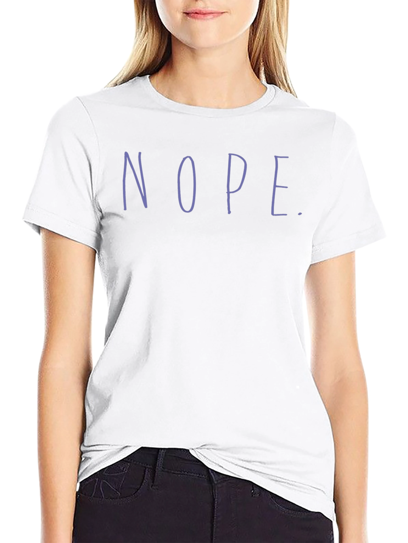 Nope Graphic Tee - Casual Comfort