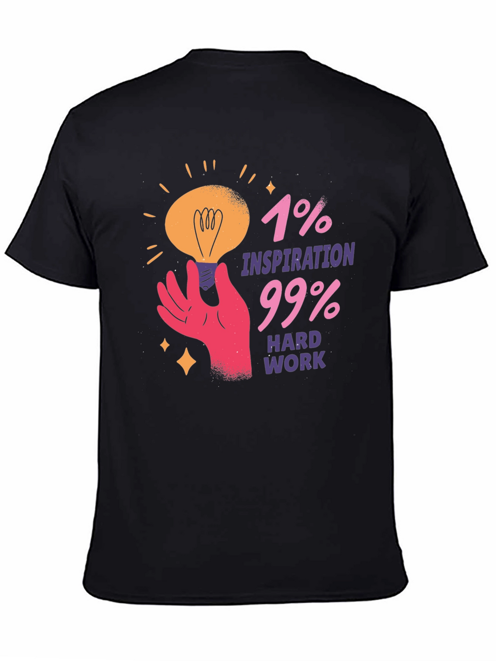 Inspiration Hard Work Graphic Tee - Motivational T-Shirt