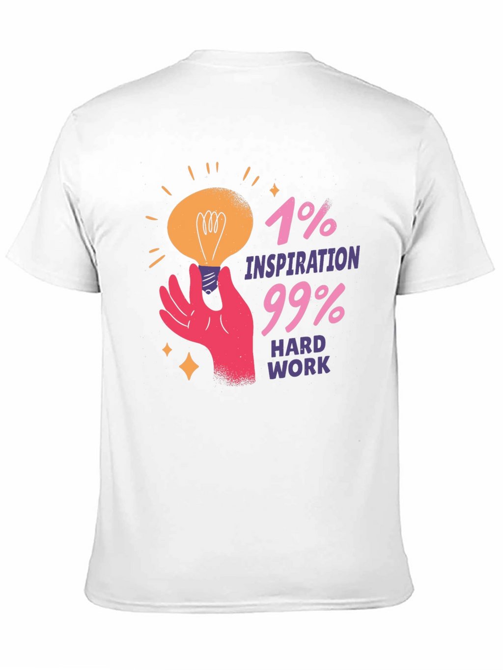 Inspiration Hard Work Graphic Tee - Motivational T-Shirt