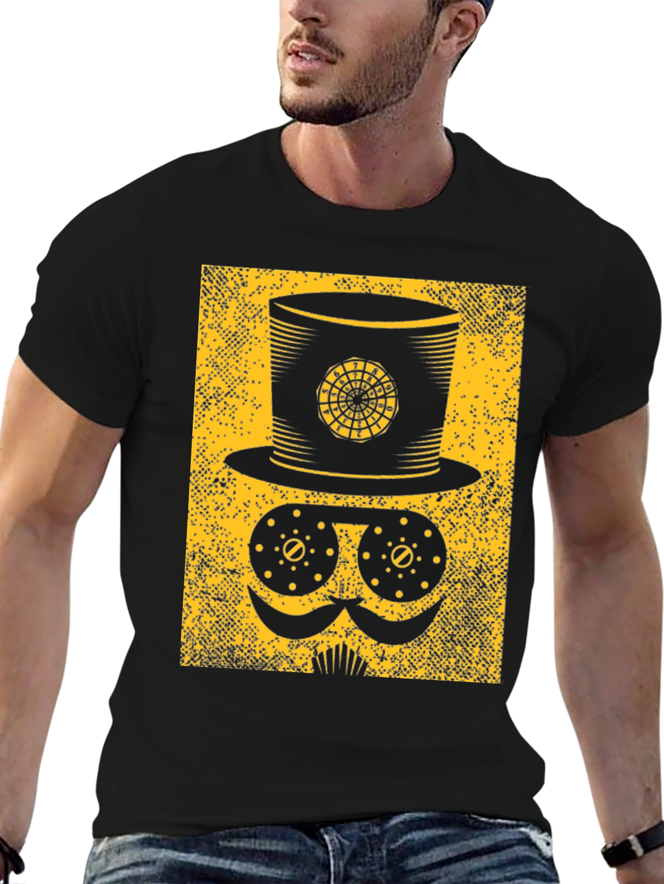 Steampunk Top Hat T-Shirt - Quirky Graphic Tee