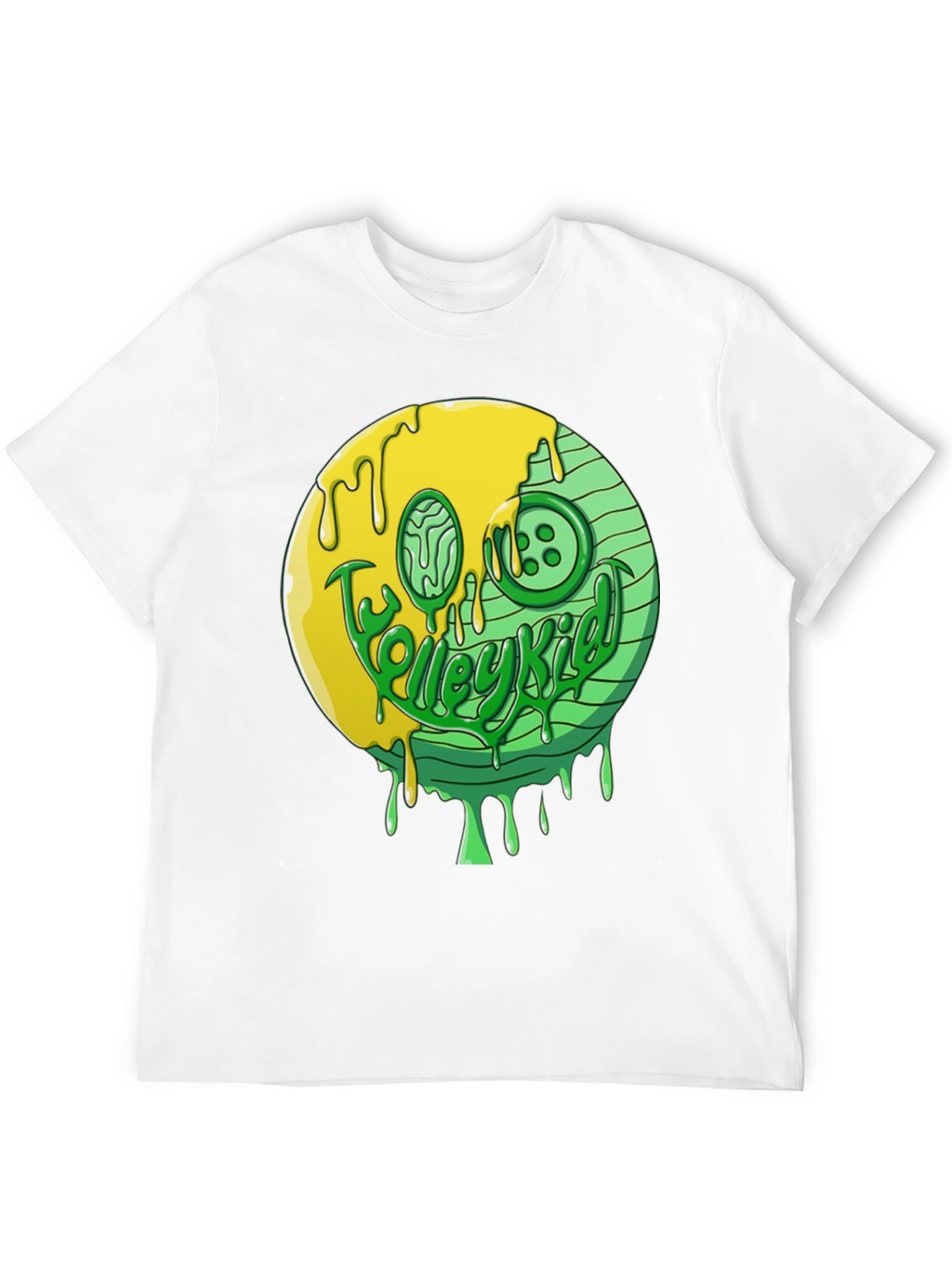 Melting Smiley Face Graphic Tee