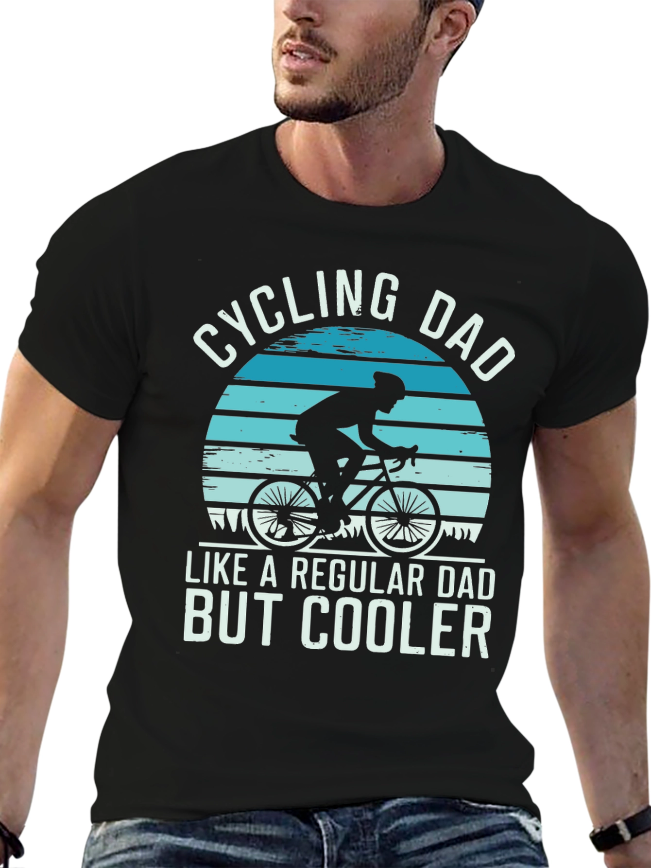 Cycling Dad T-Shirt - Regular Dad But Cooler