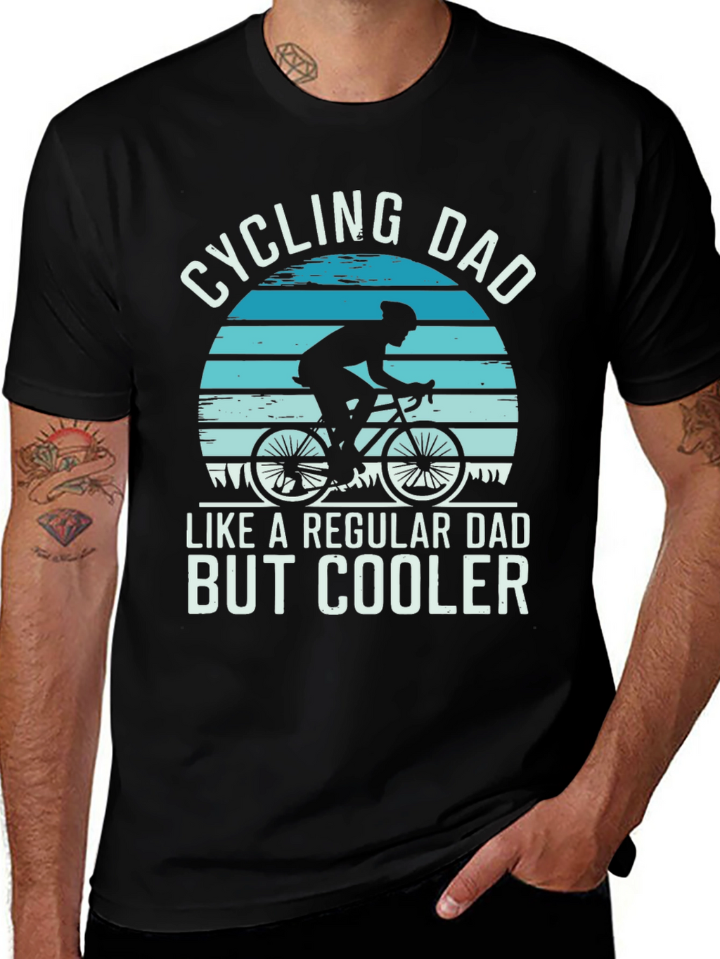 Cycling Dad T-Shirt - Regular Dad But Cooler