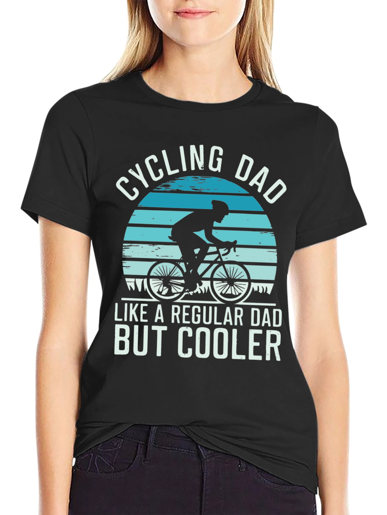 Cycling Dad T-Shirt - Regular Dad But Cooler