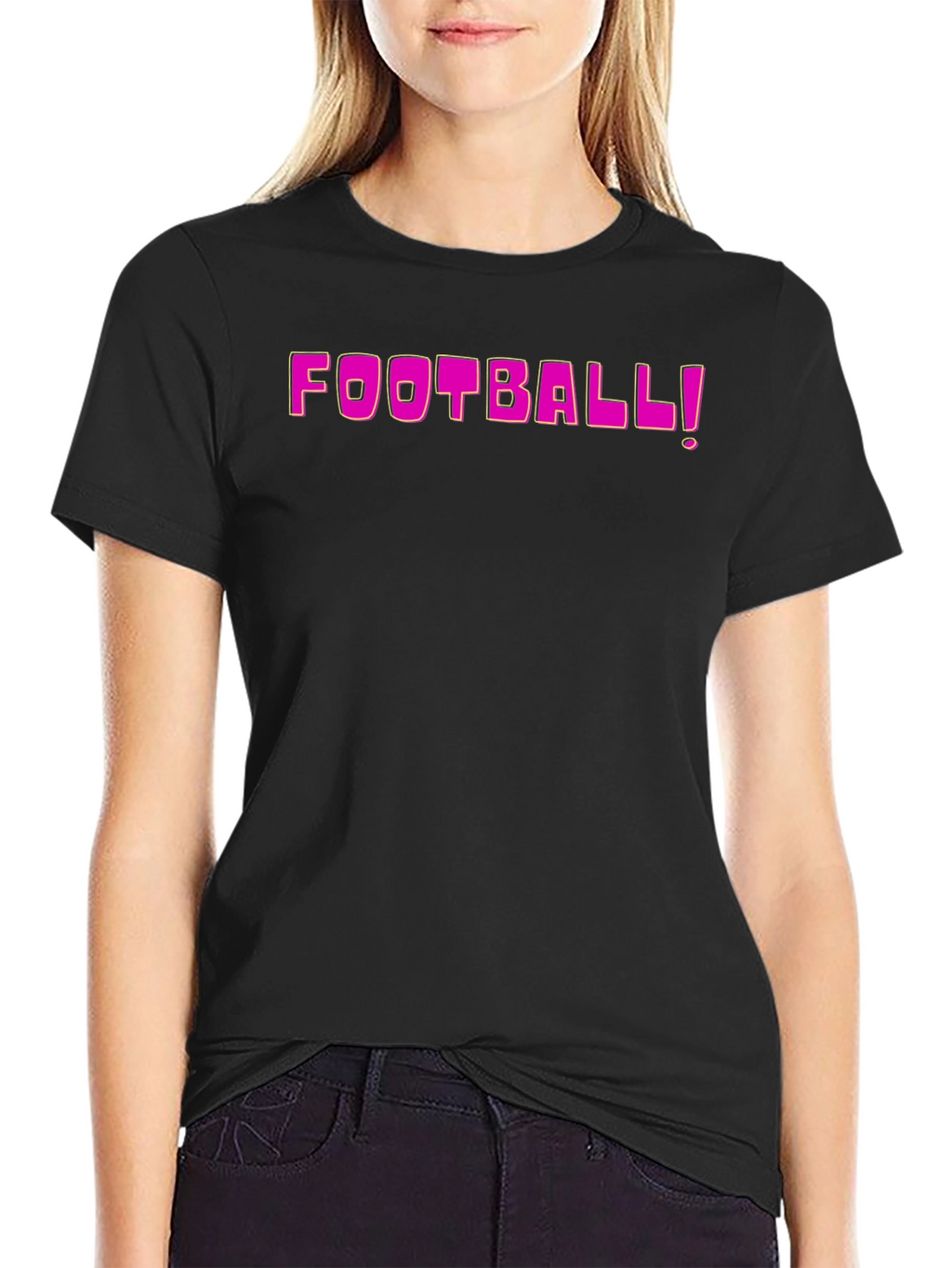 Football Graphic Tee - Fun Style