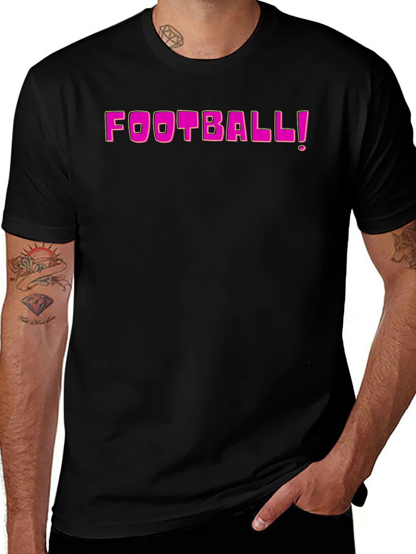 Football Graphic Tee - Fun Style