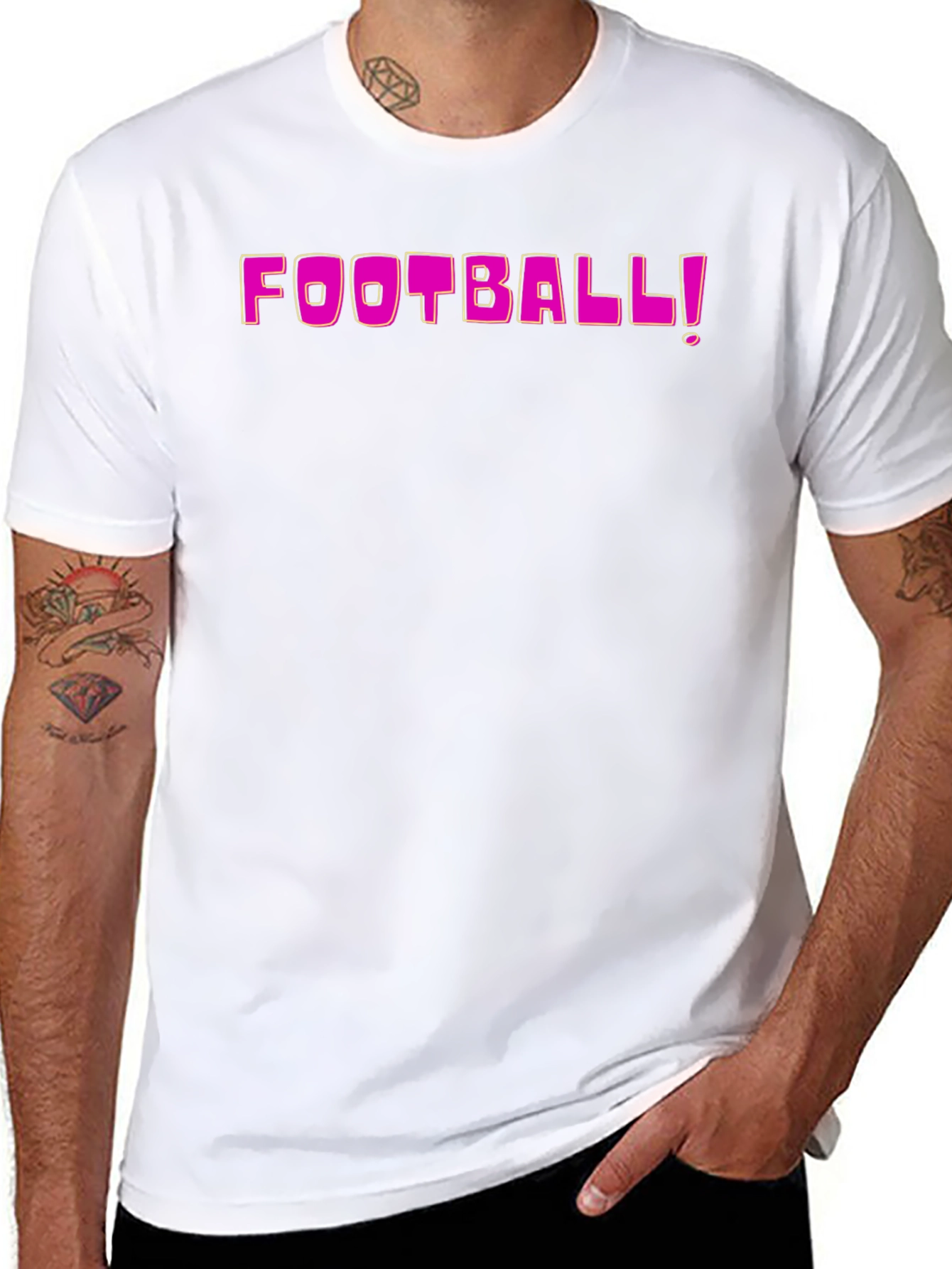 Football Graphic Tee - Fun Style