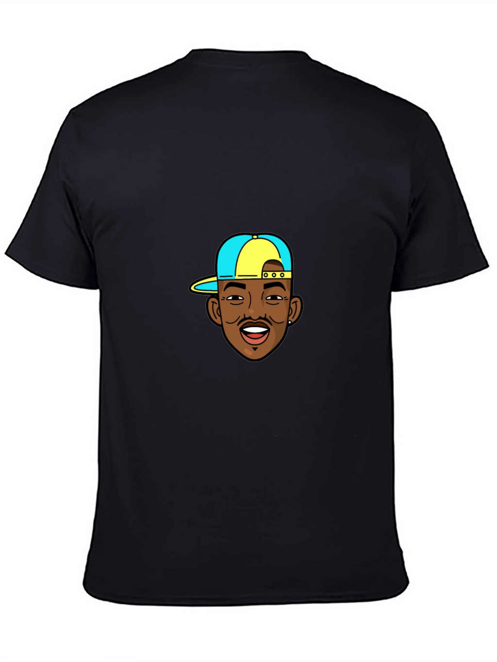 Cartoon DaBaby Graphic Black T-Shirt