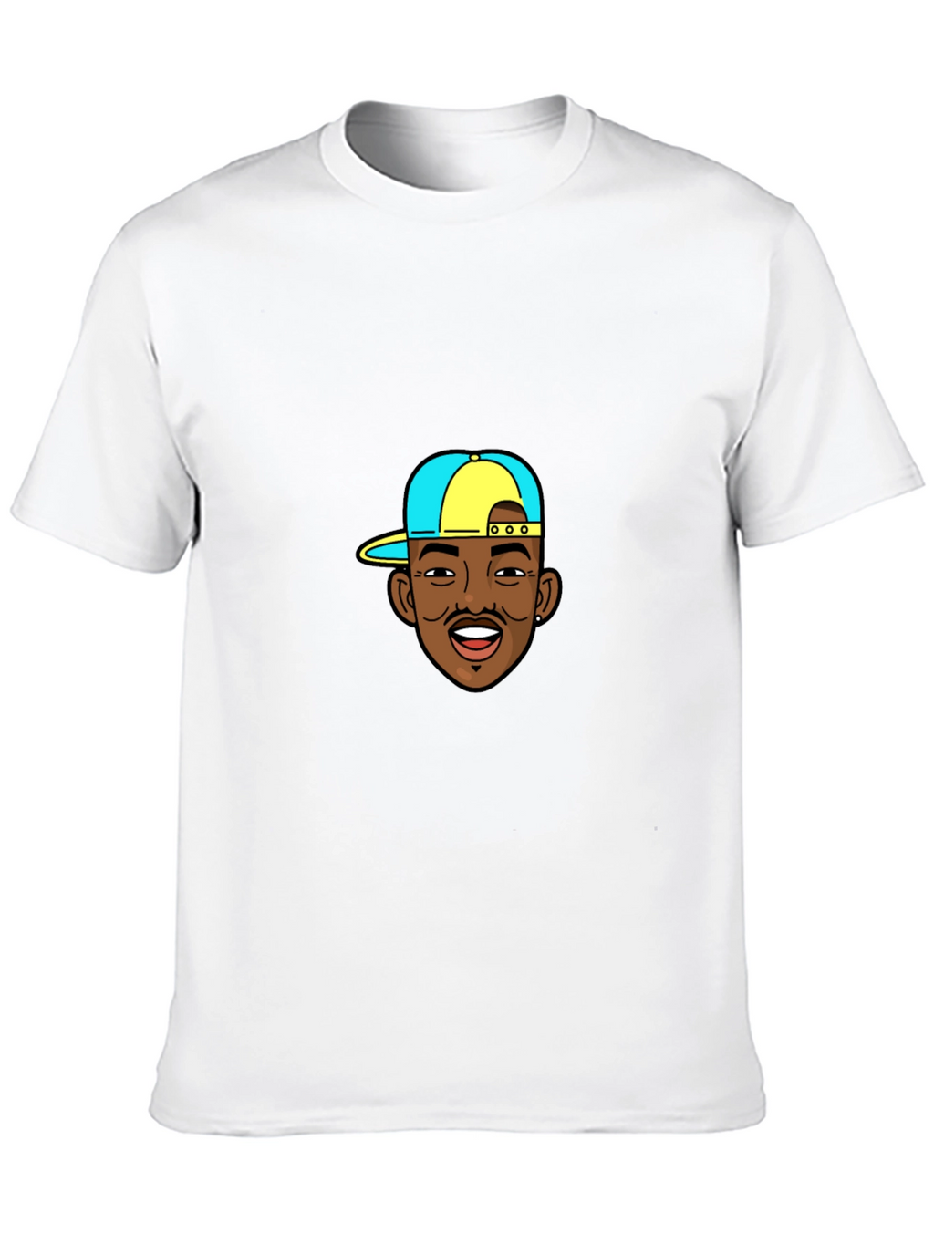 Cartoon DaBaby Graphic Black T-Shirt