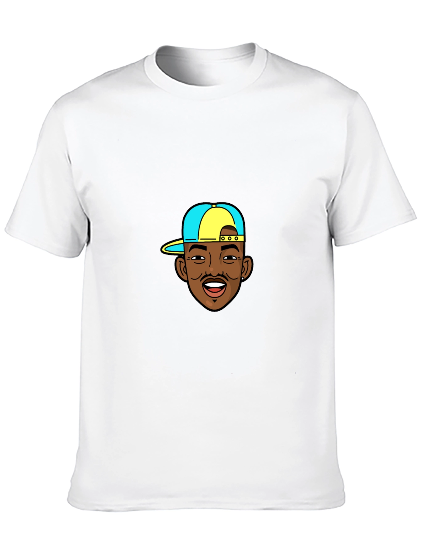 Cartoon DaBaby Graphic Black T-Shirt