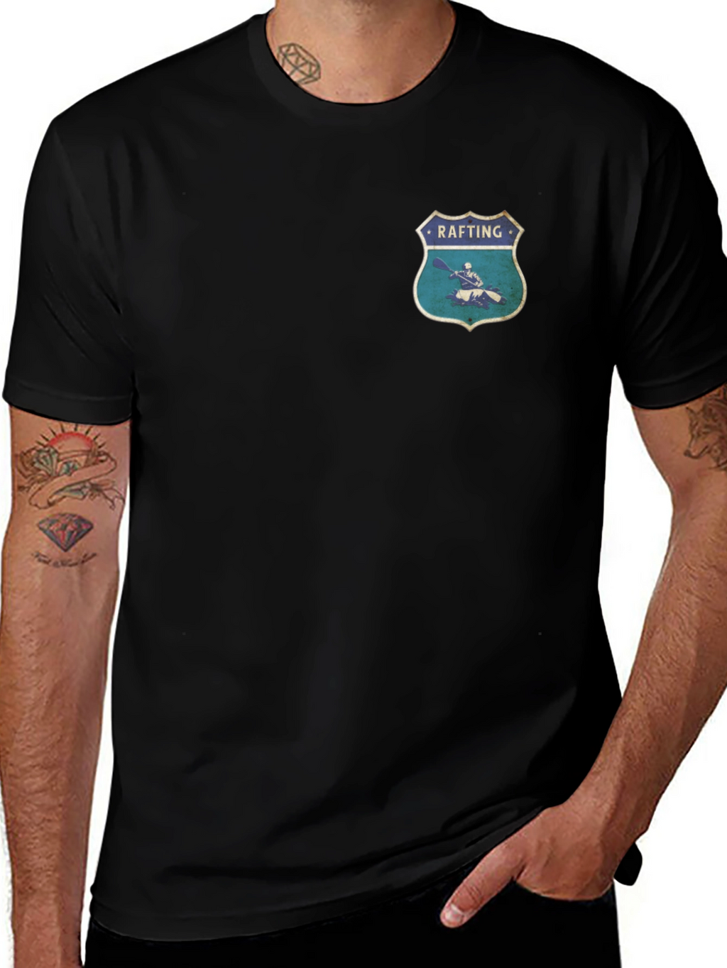 Rafting Graphic Tee - Cool Outdoors Shirt