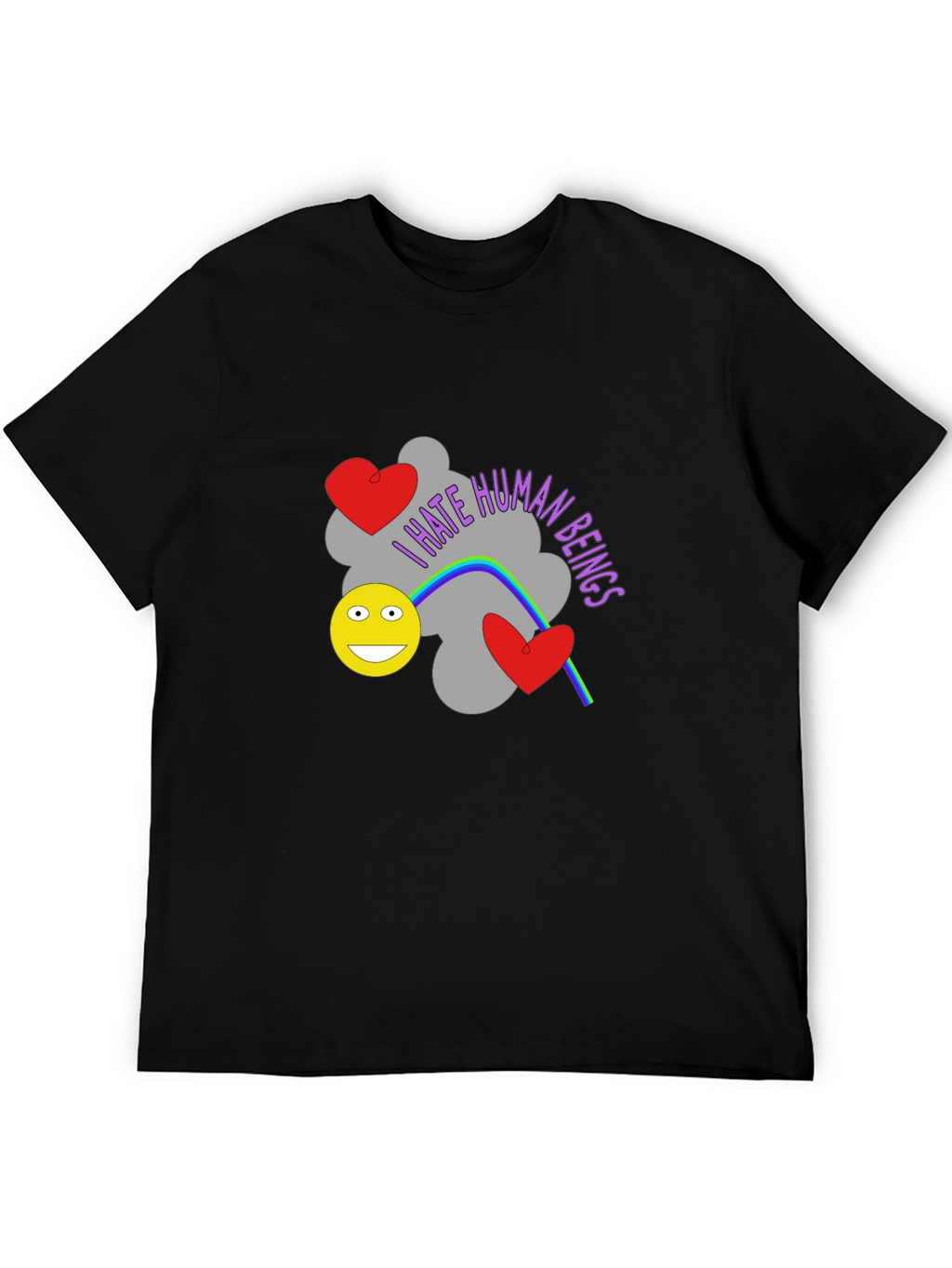 I Hate Human Beings Graphic T-Shirt