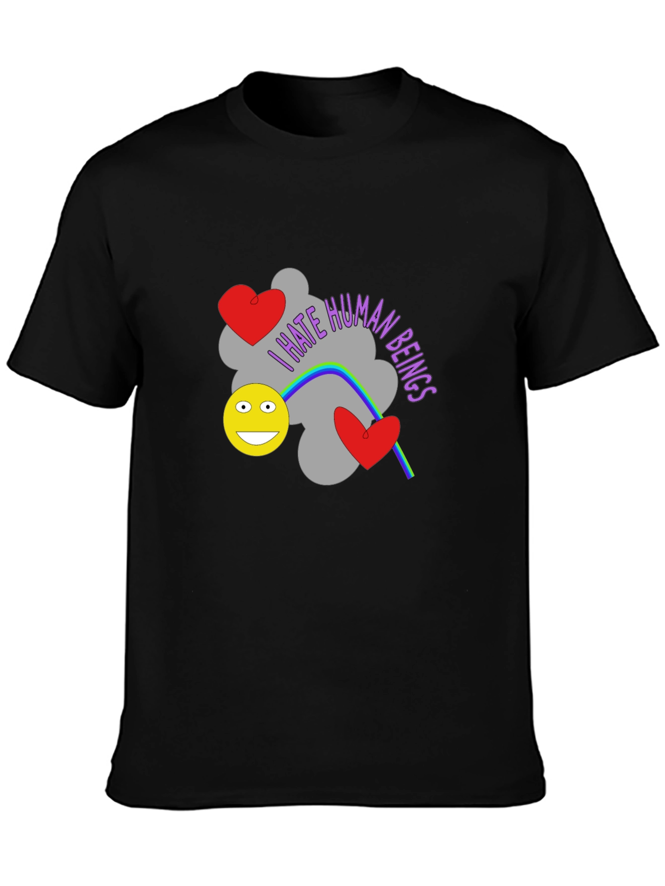 I Hate Human Beings Graphic T-Shirt