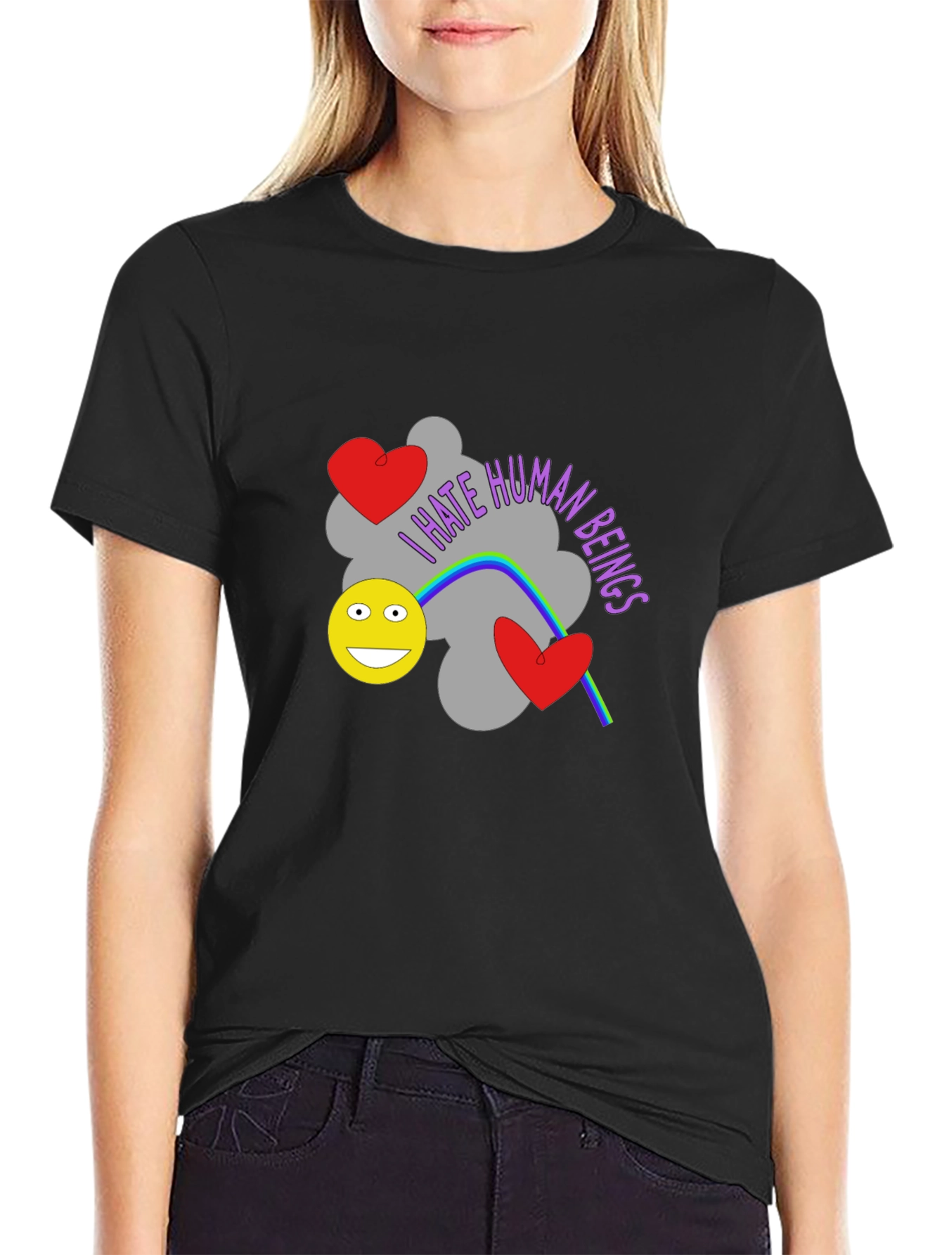 I Hate Human Beings Graphic T-Shirt