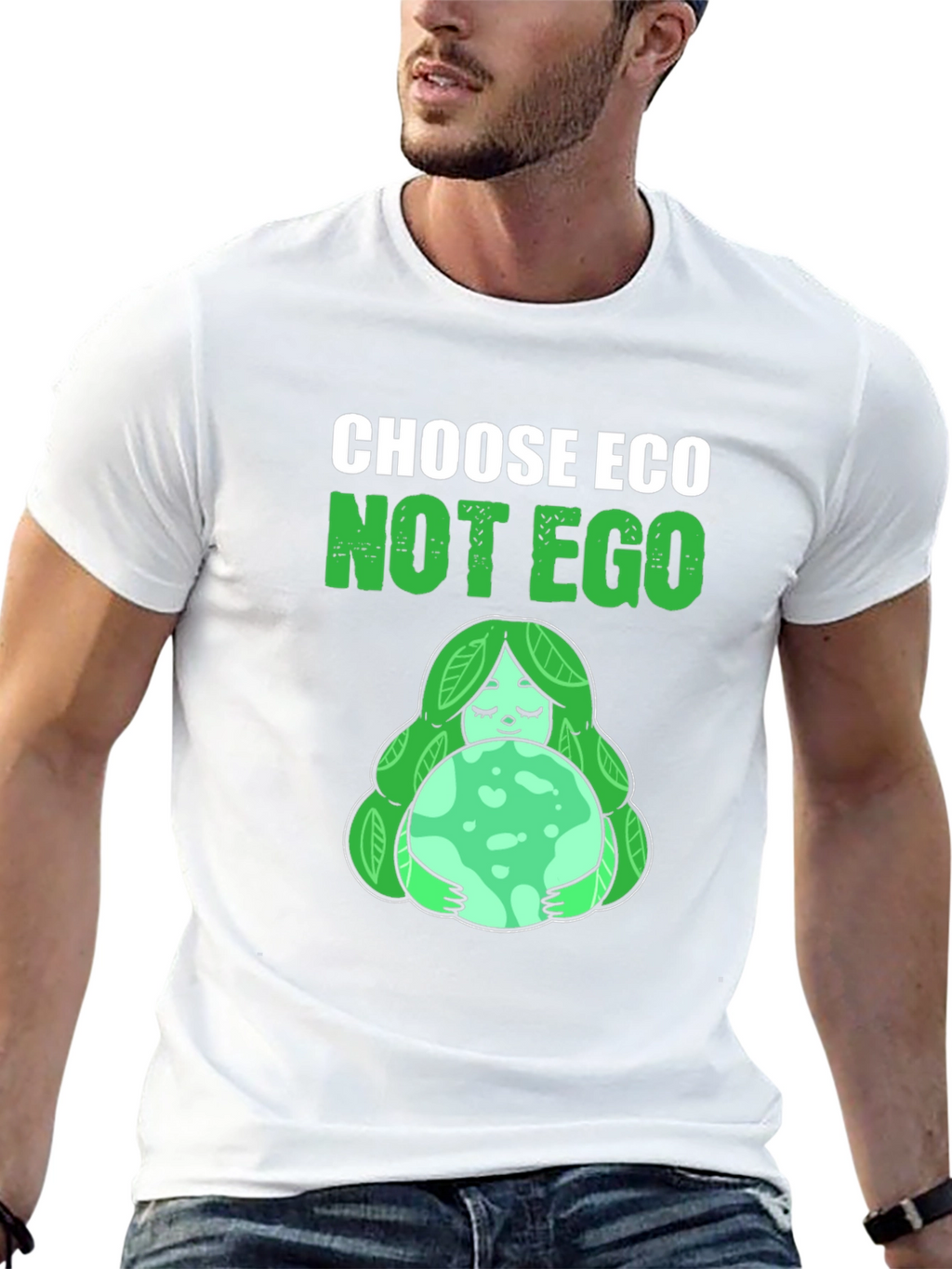 Choose Eco Not Ego Graphic T-Shirt