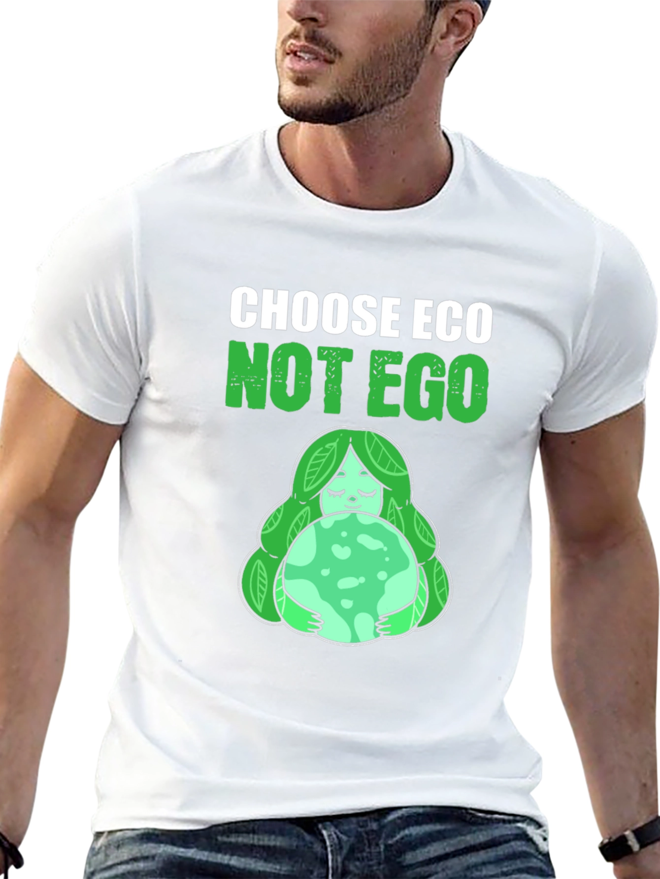 Choose Eco Not Ego Graphic T-Shirt