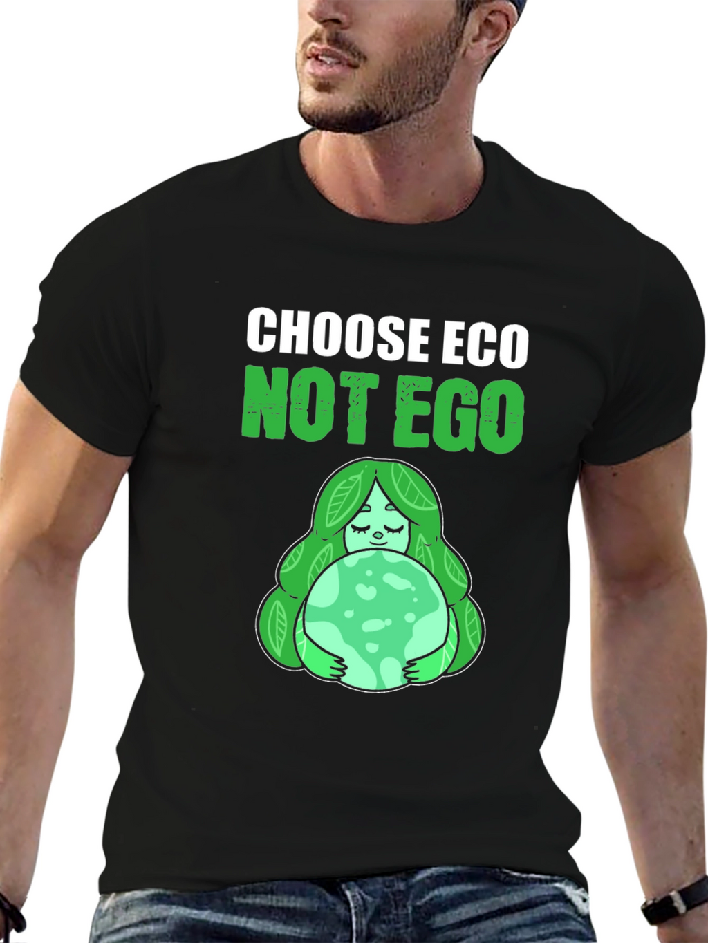 Choose Eco Not Ego Graphic T-Shirt