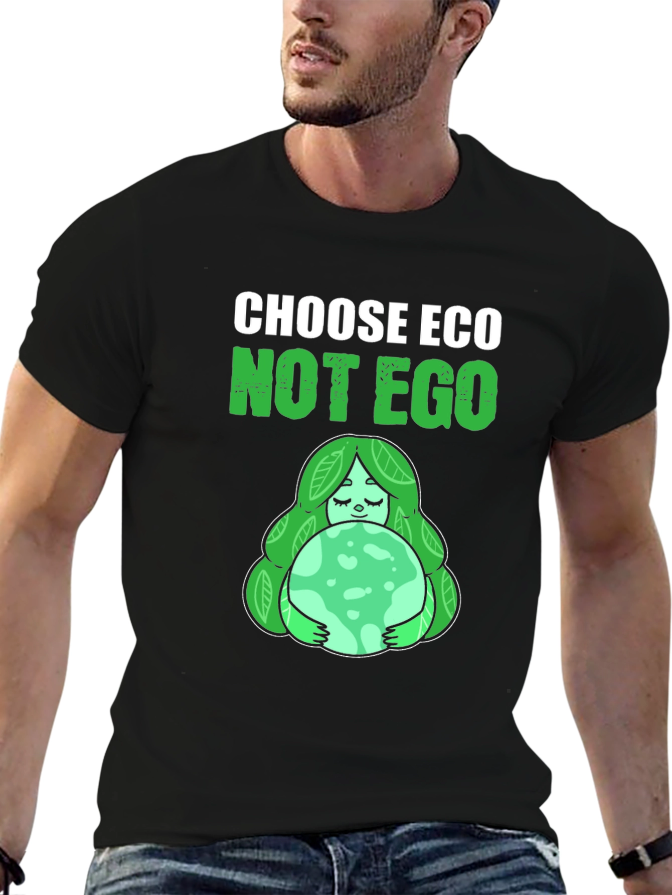 Choose Eco Not Ego Graphic T-Shirt