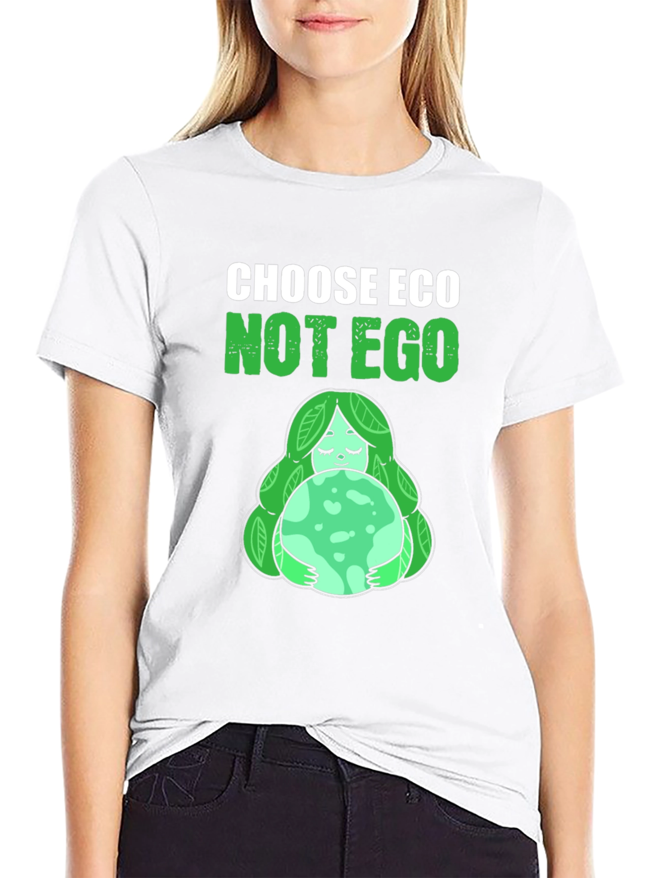 Choose Eco Not Ego Graphic T-Shirt