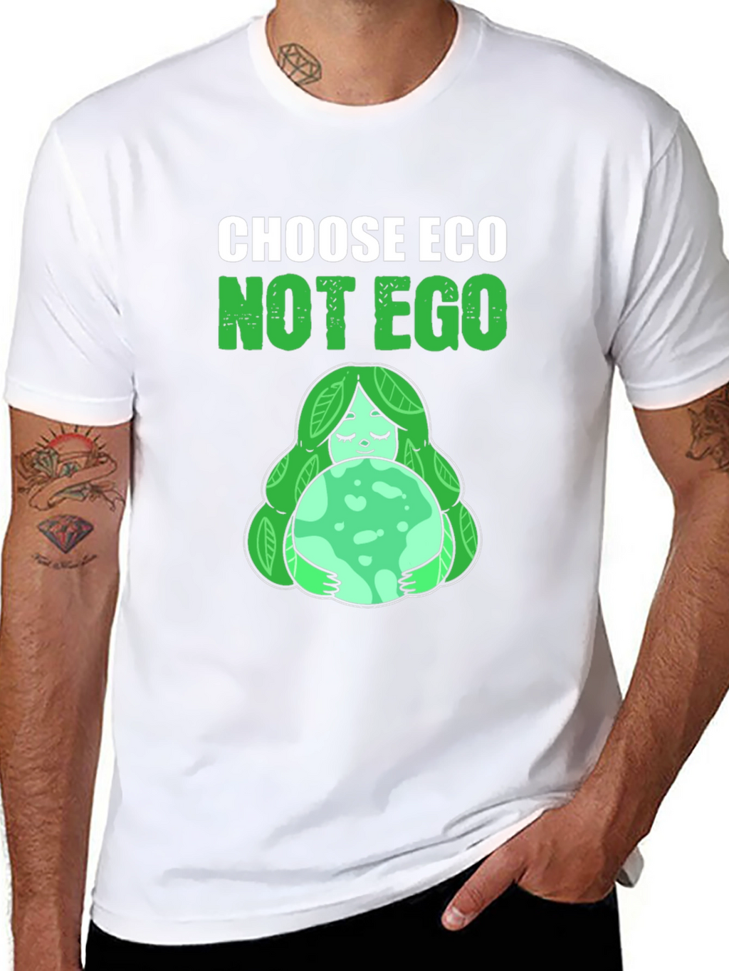 Choose Eco Not Ego Graphic T-Shirt