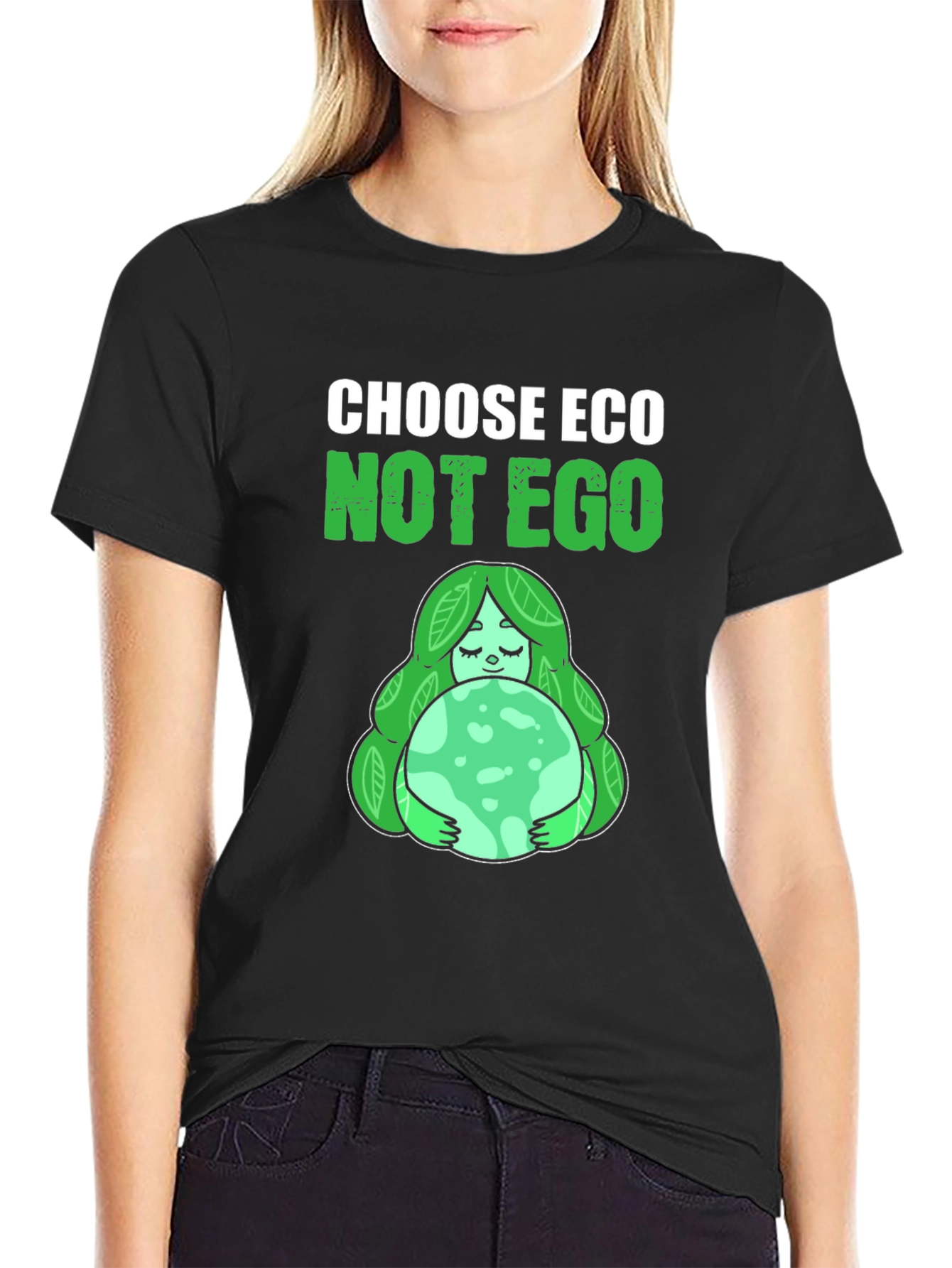 Choose Eco Not Ego Graphic T-Shirt