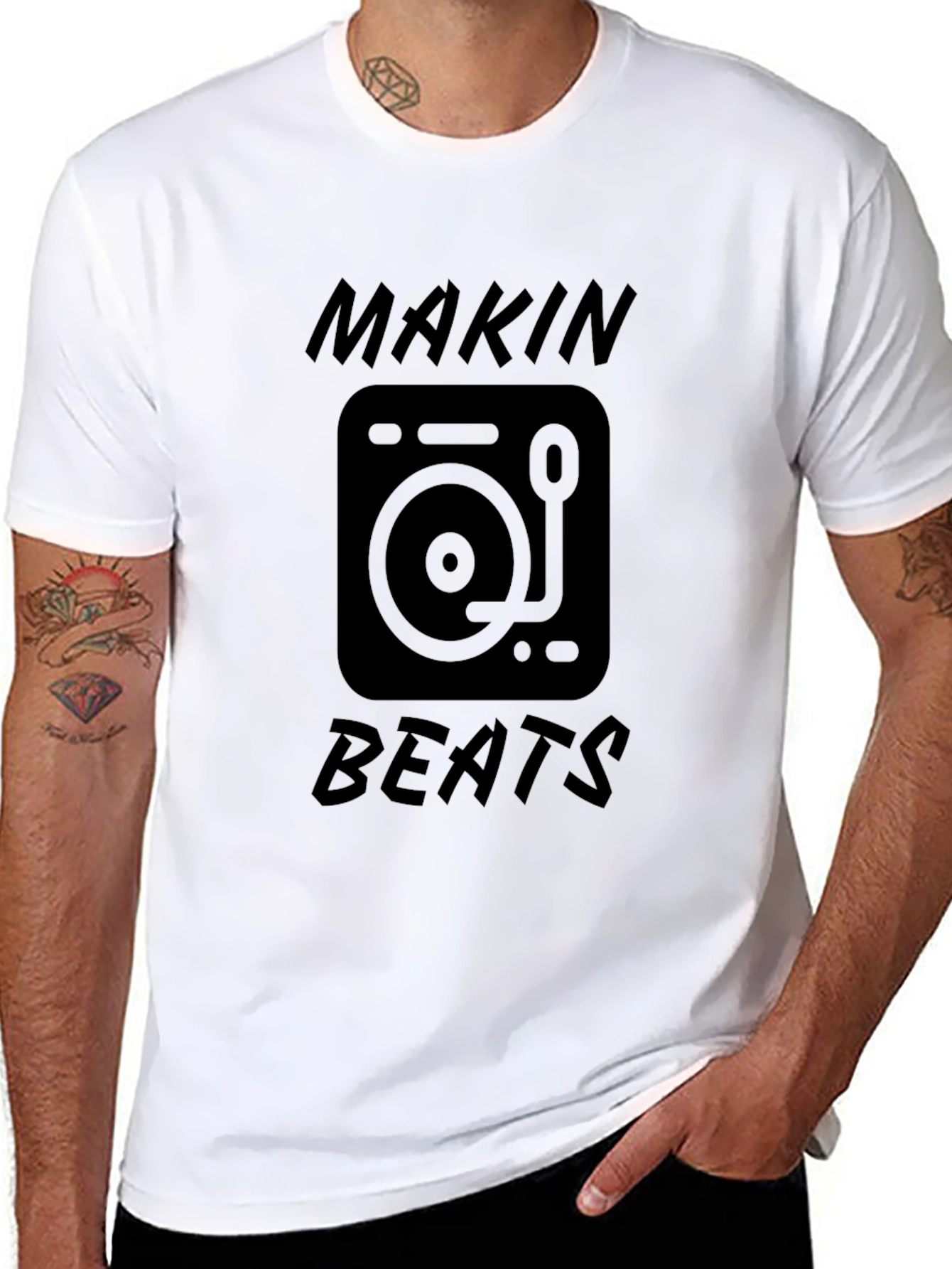 Makin Beats Black Graphic Tee