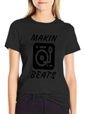 Makin Beats Black Graphic Tee