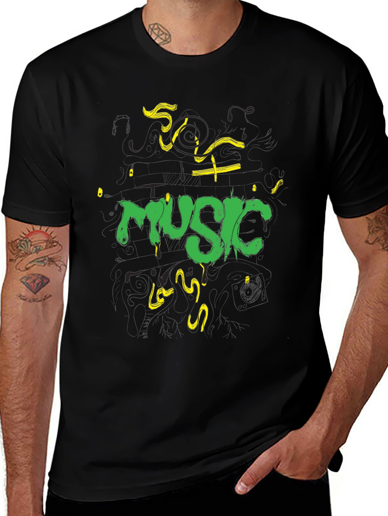 Music T-Shirt - Cool Graphic Tee for Music Lovers