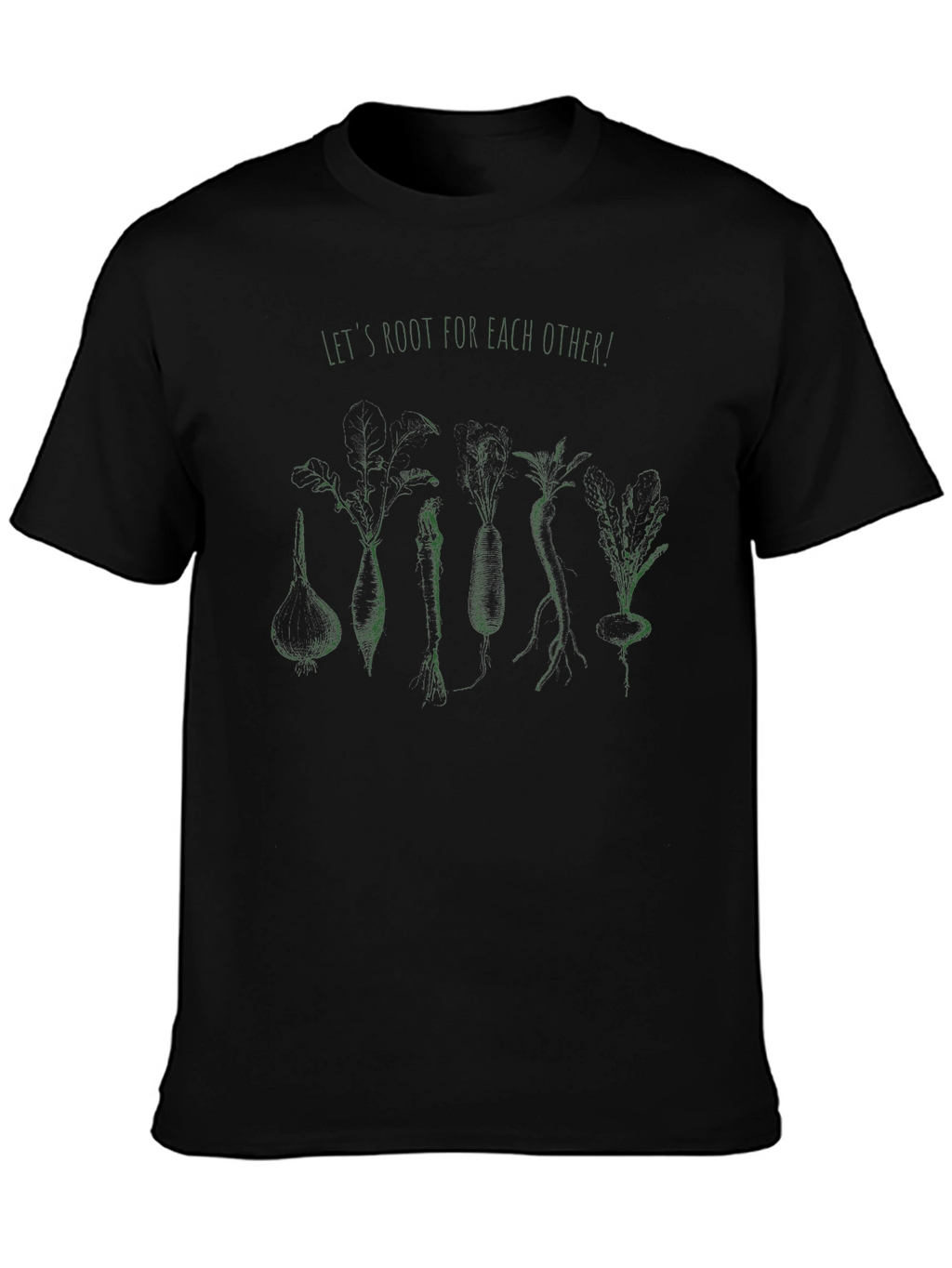 Root for Each Other Graphic Tee - Black
