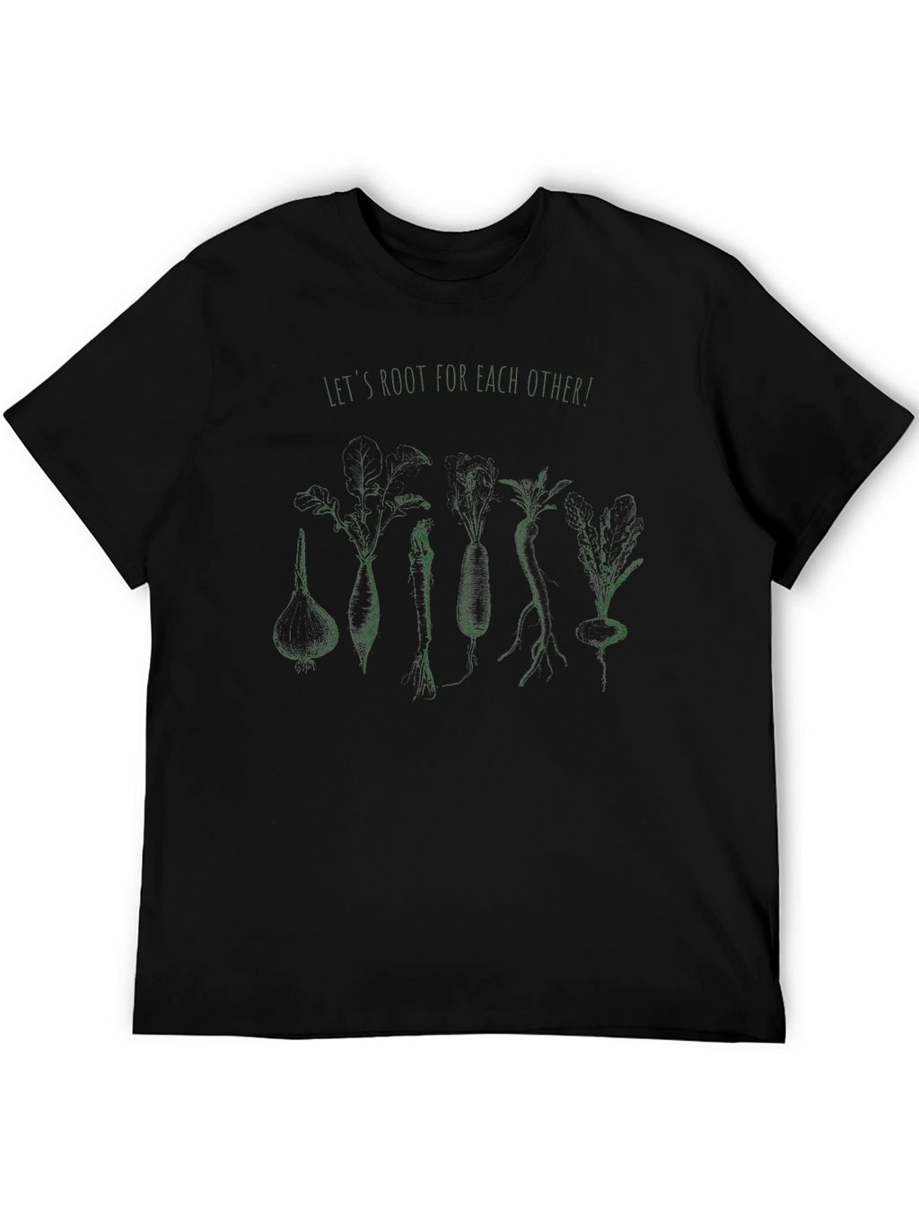 Root for Each Other Graphic Tee - Black