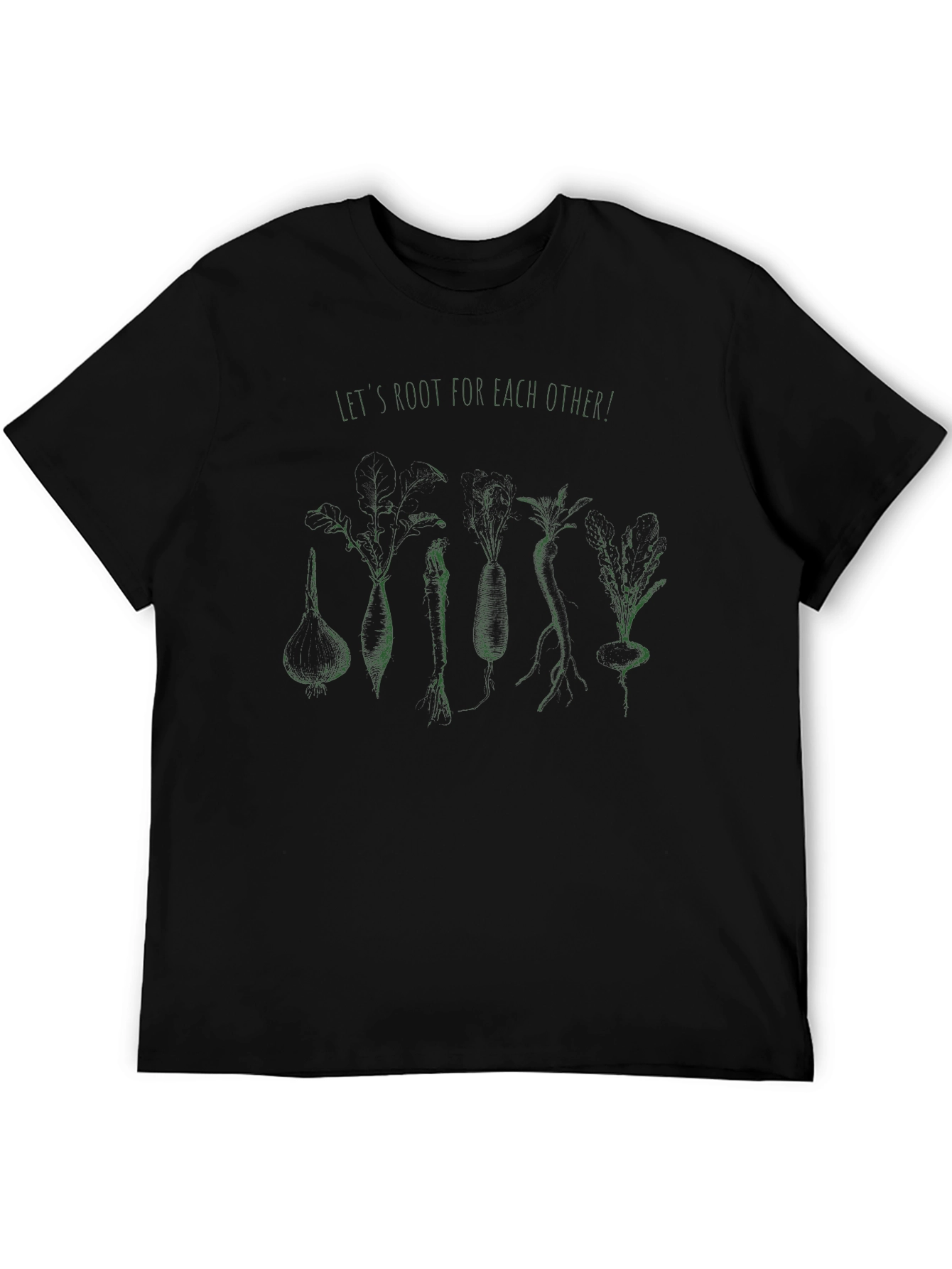 Root for Each Other Graphic Tee - Black