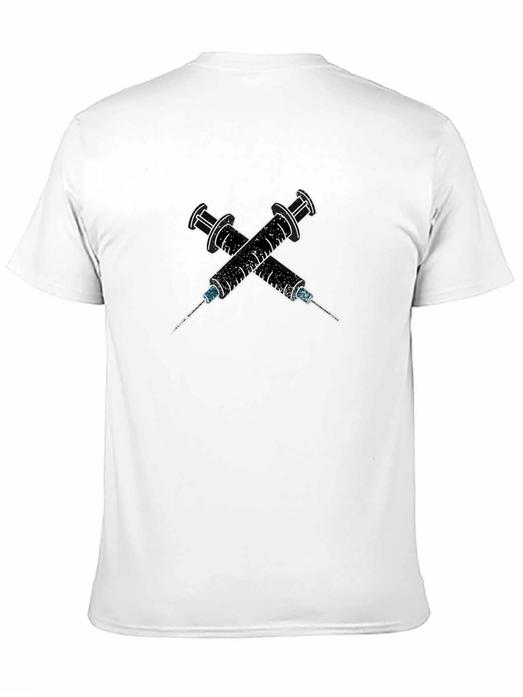 Edgy Syringe Graphic Tee - Bold Statement Shirt