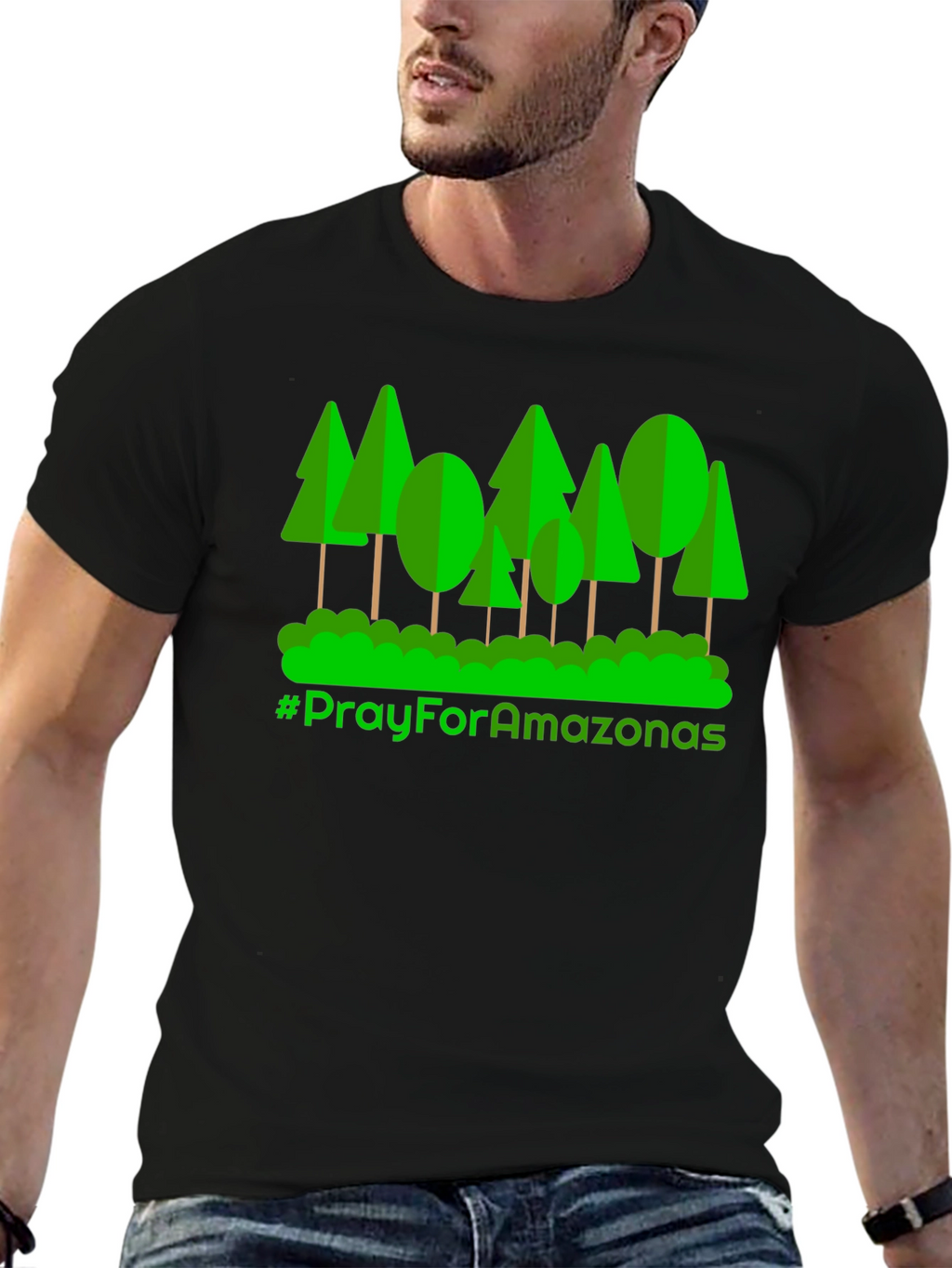 Pray for Amazonas T-Shirt - Eco Awareness Tee