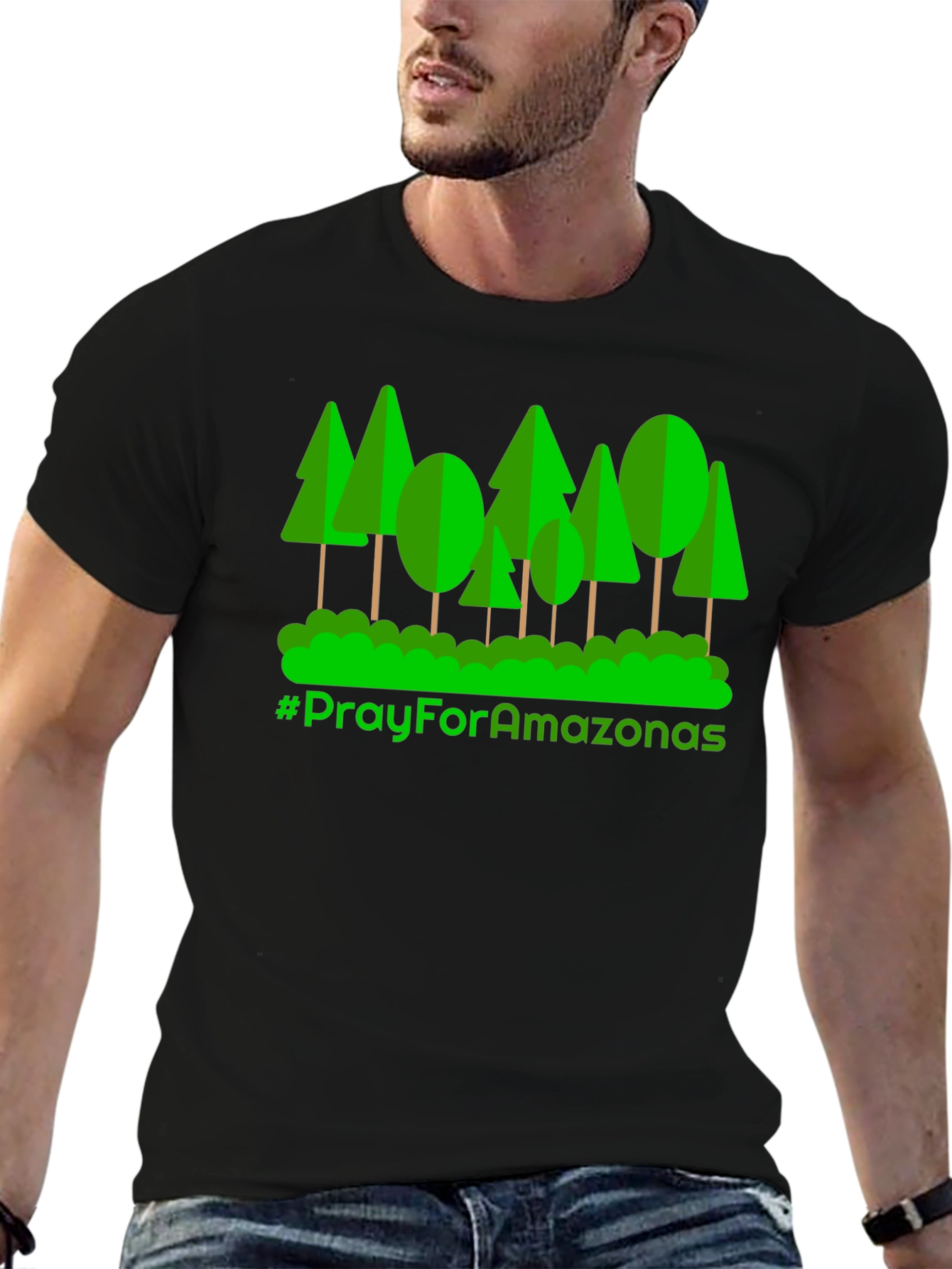 Pray for Amazonas T-Shirt - Eco Awareness Tee