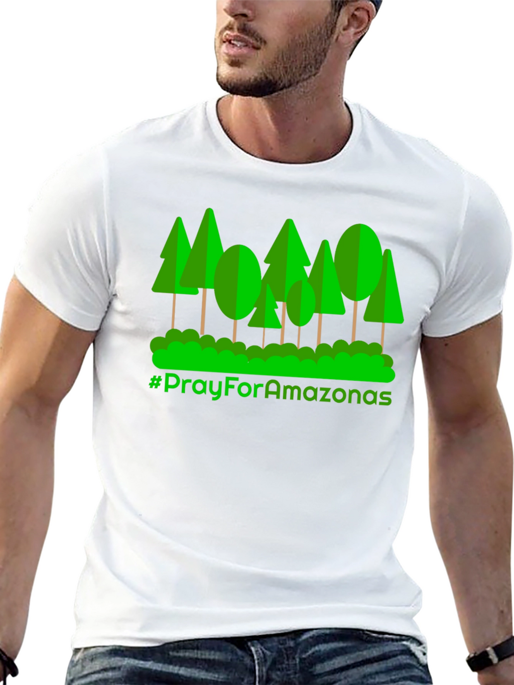 Pray for Amazonas T-Shirt - Eco Awareness Tee