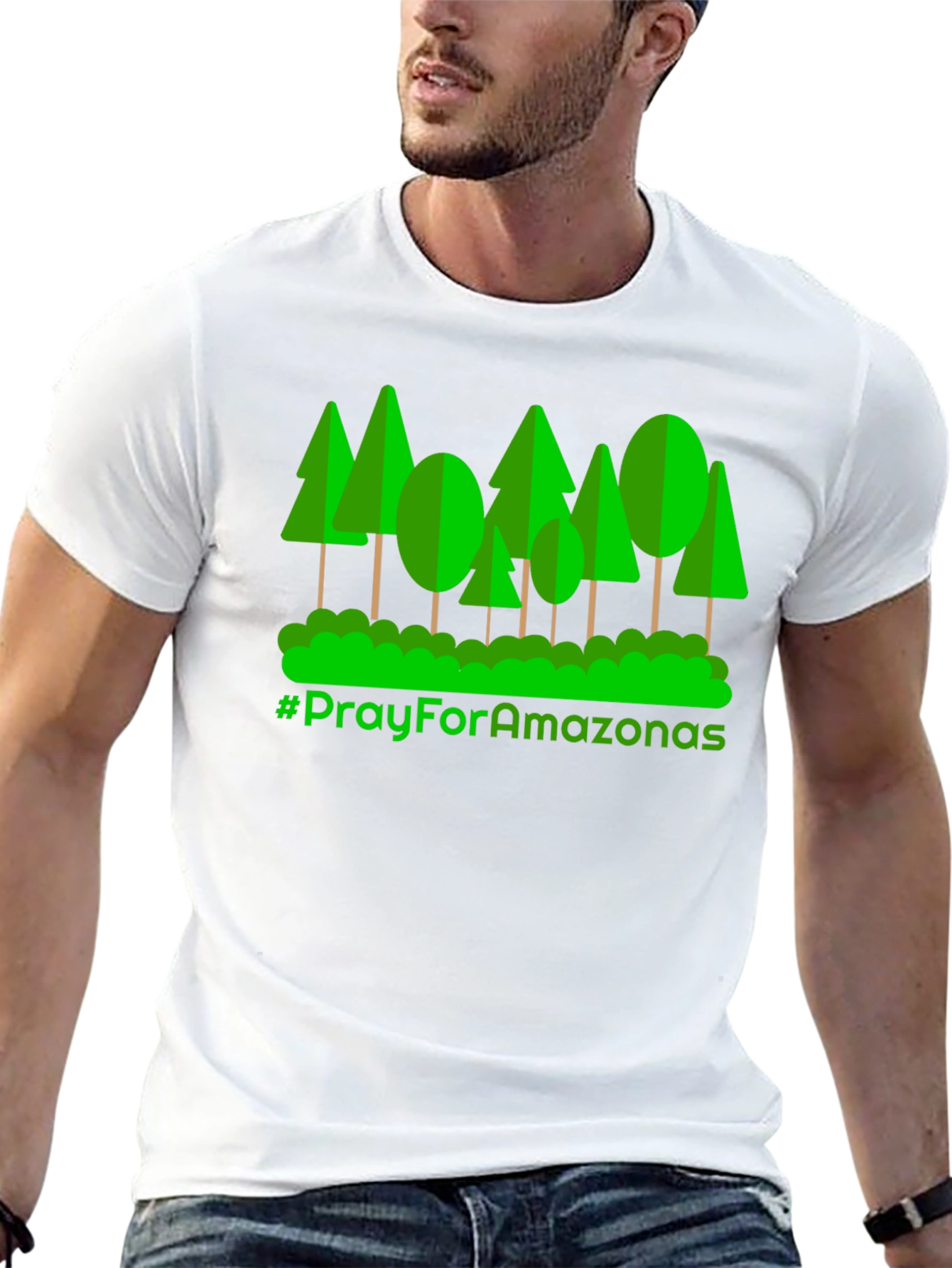 Pray for Amazonas T-Shirt - Eco Awareness Tee