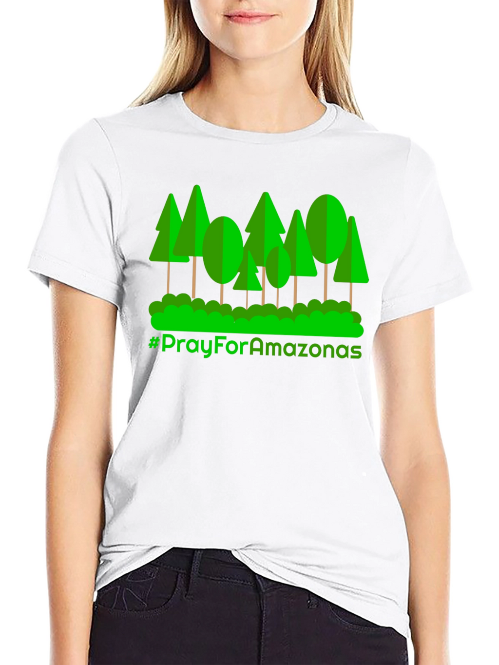 Pray for Amazonas T-Shirt - Eco Awareness Tee