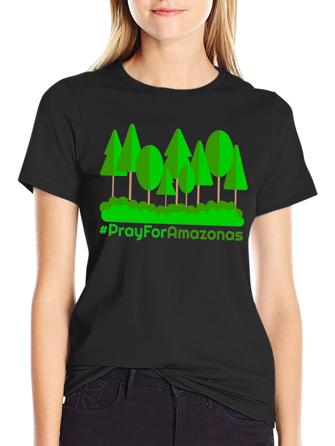Pray for Amazonas T-Shirt - Eco Awareness Tee
