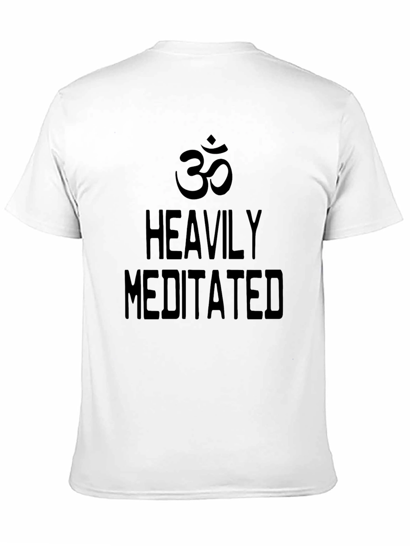 Heavily Meditated Black Graphic Tee